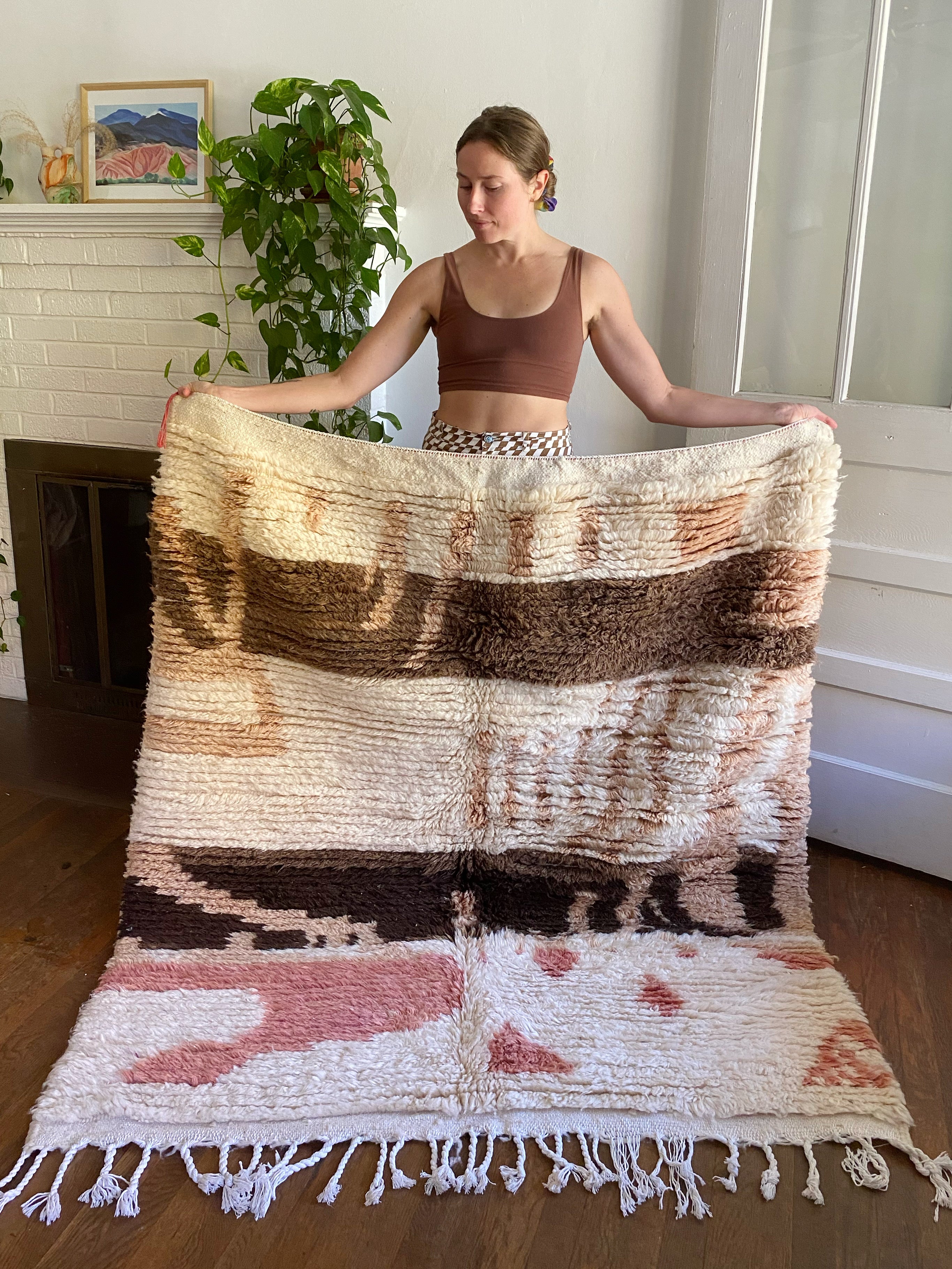 What are Moroccan rugs made from?
