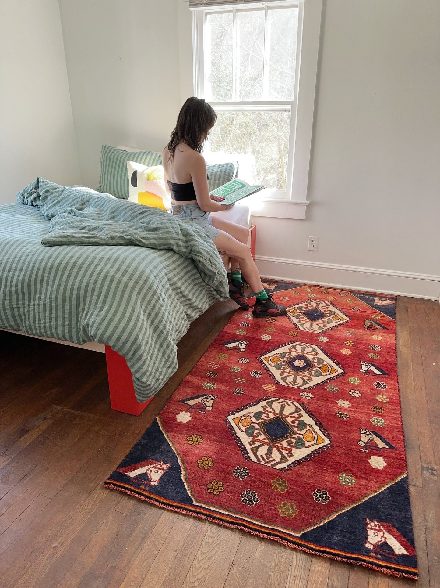 Shop Basseri Vintage Persian Rug