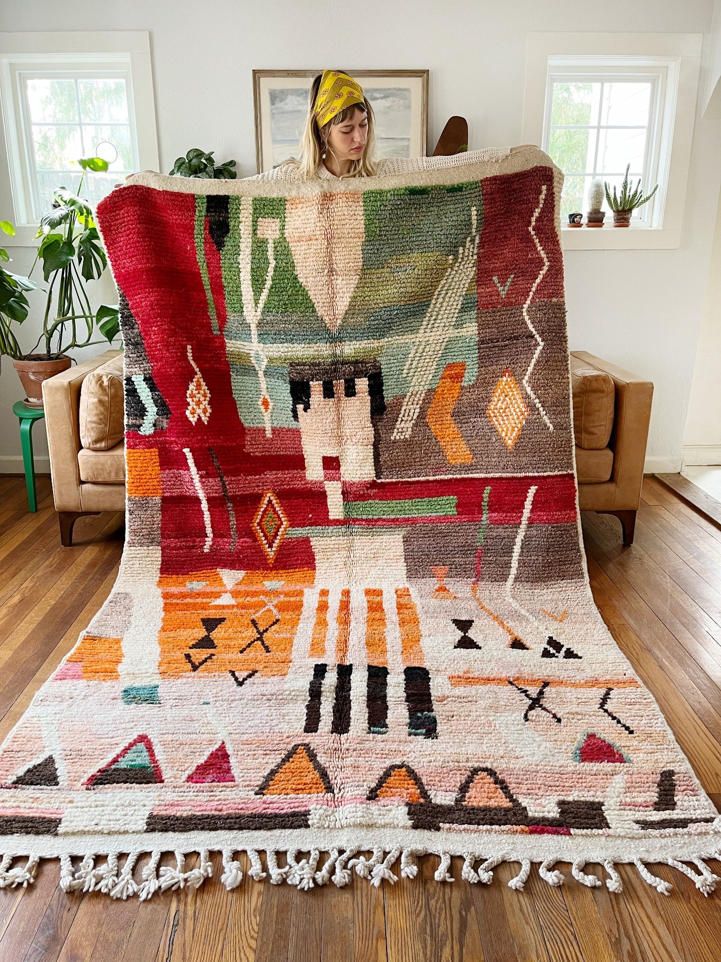 See Handmade Rhapis Moroccan Rug