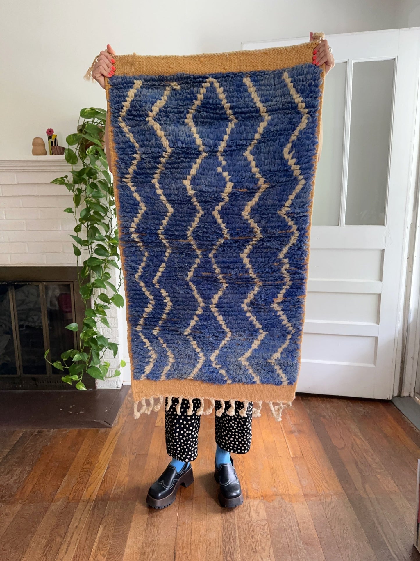 See Azul Moroccan Rug