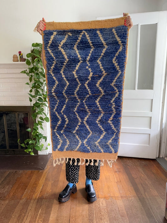 See Azul Moroccan Rug