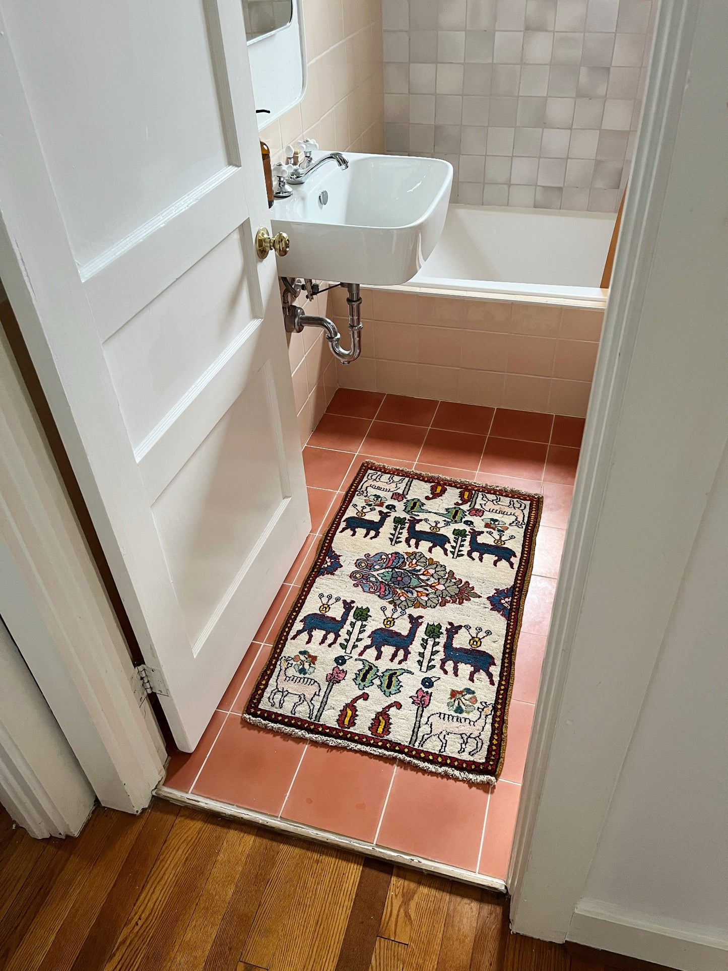 See Mini Persian Vintage Rug