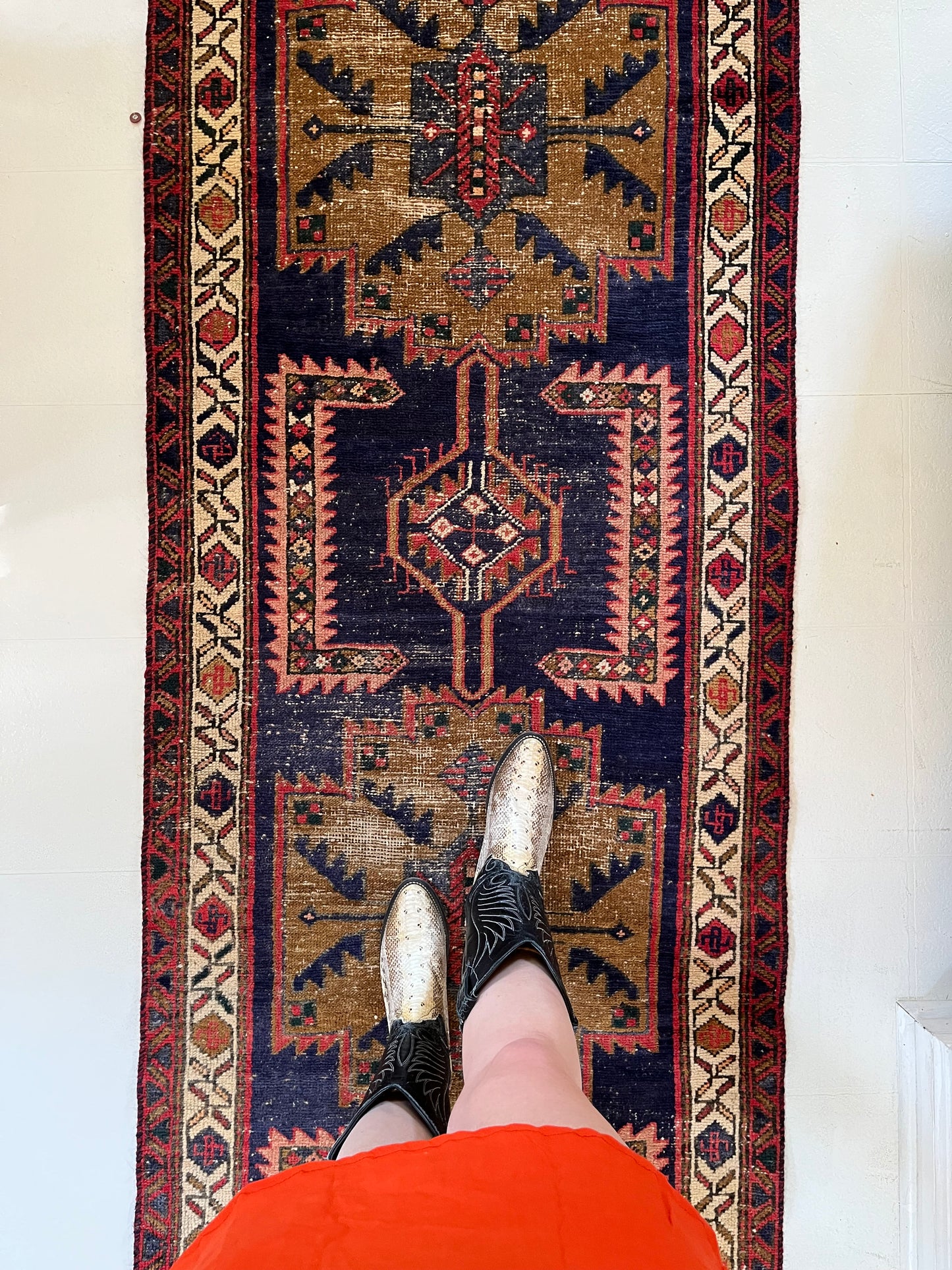 Polanco Vintage Persian Runner Rug