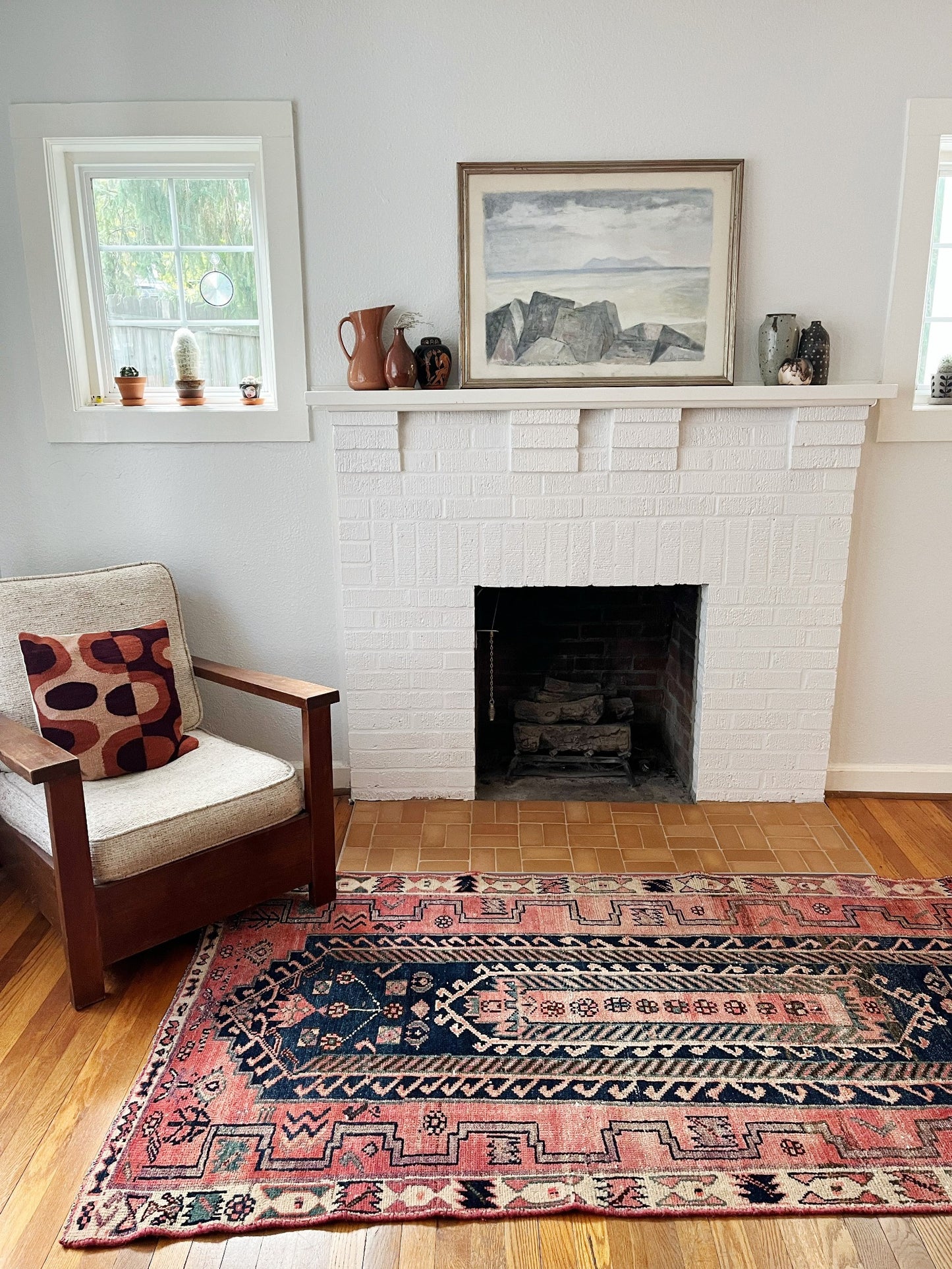 Annatto Persian Rug | Lost Hunt Vintage