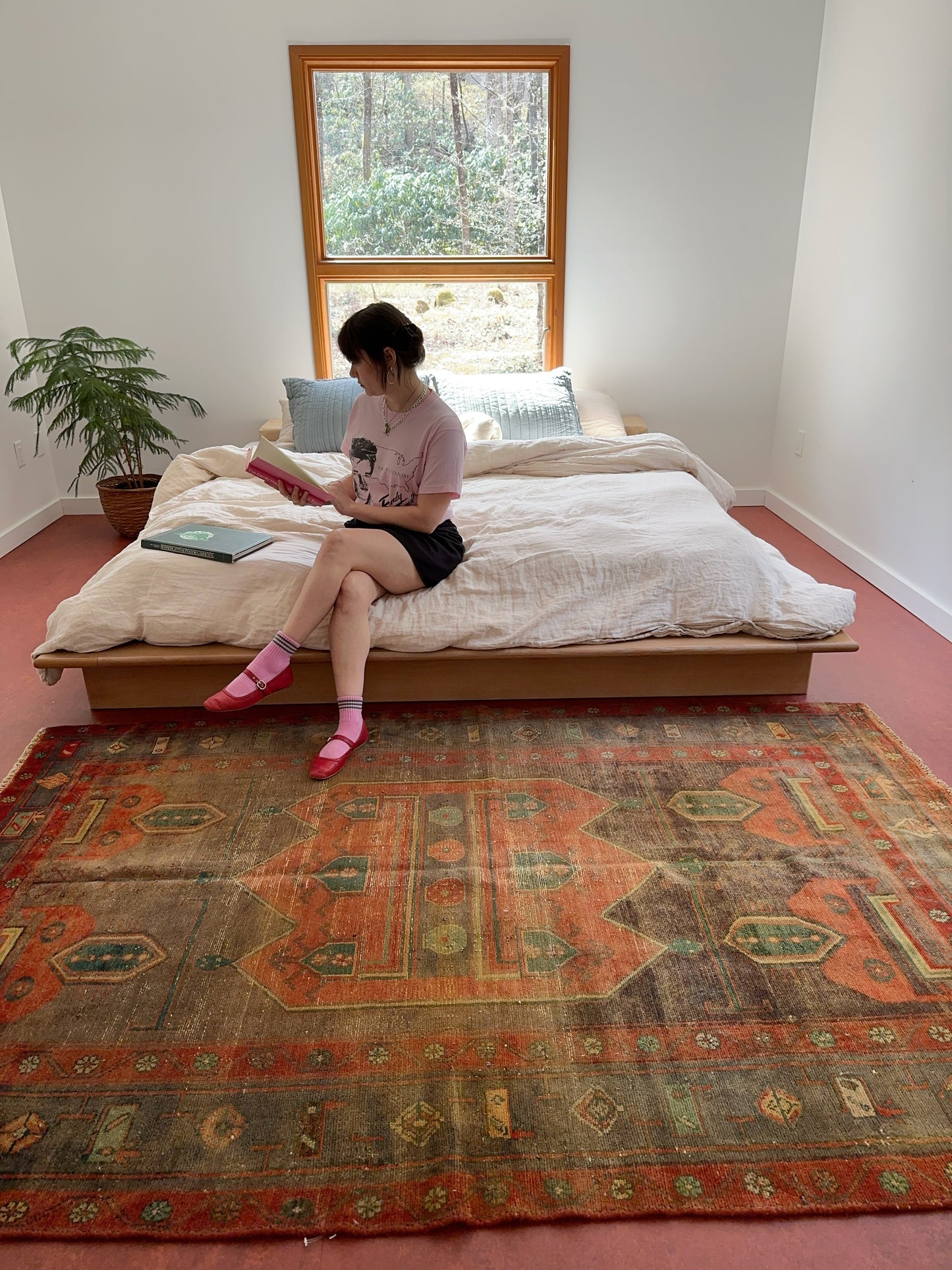Dunn Sage Vintage Persian Rug