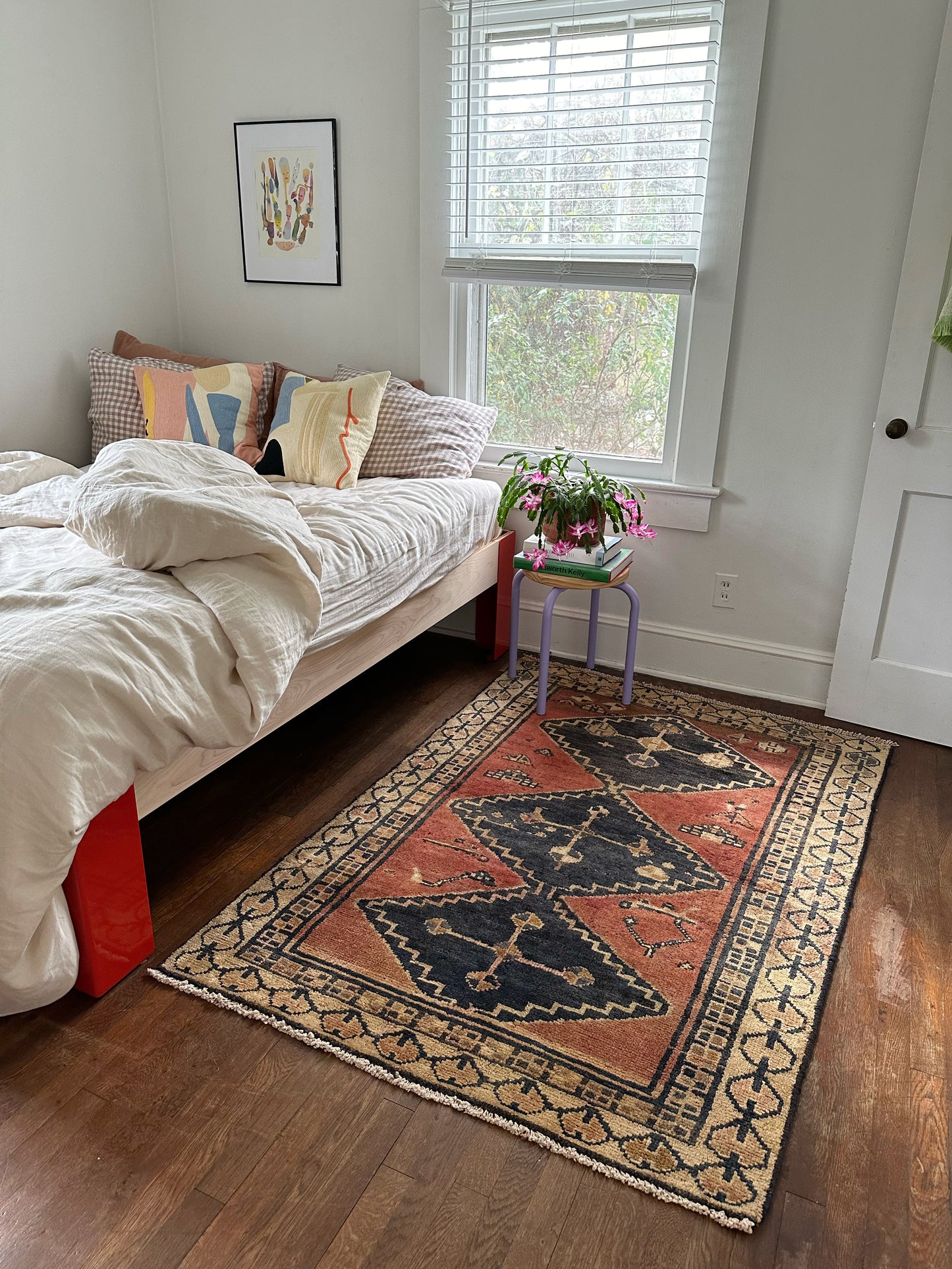 Nomi Blue Vintage Persian Rug