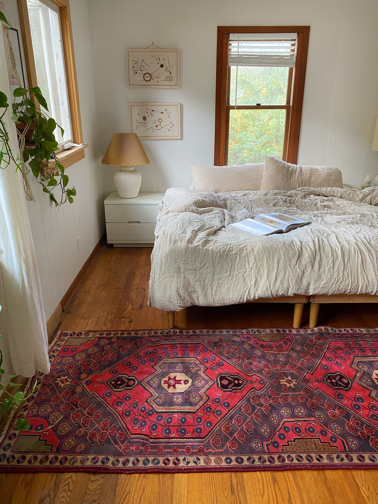 Conidae Pink Vintage Persian Rug