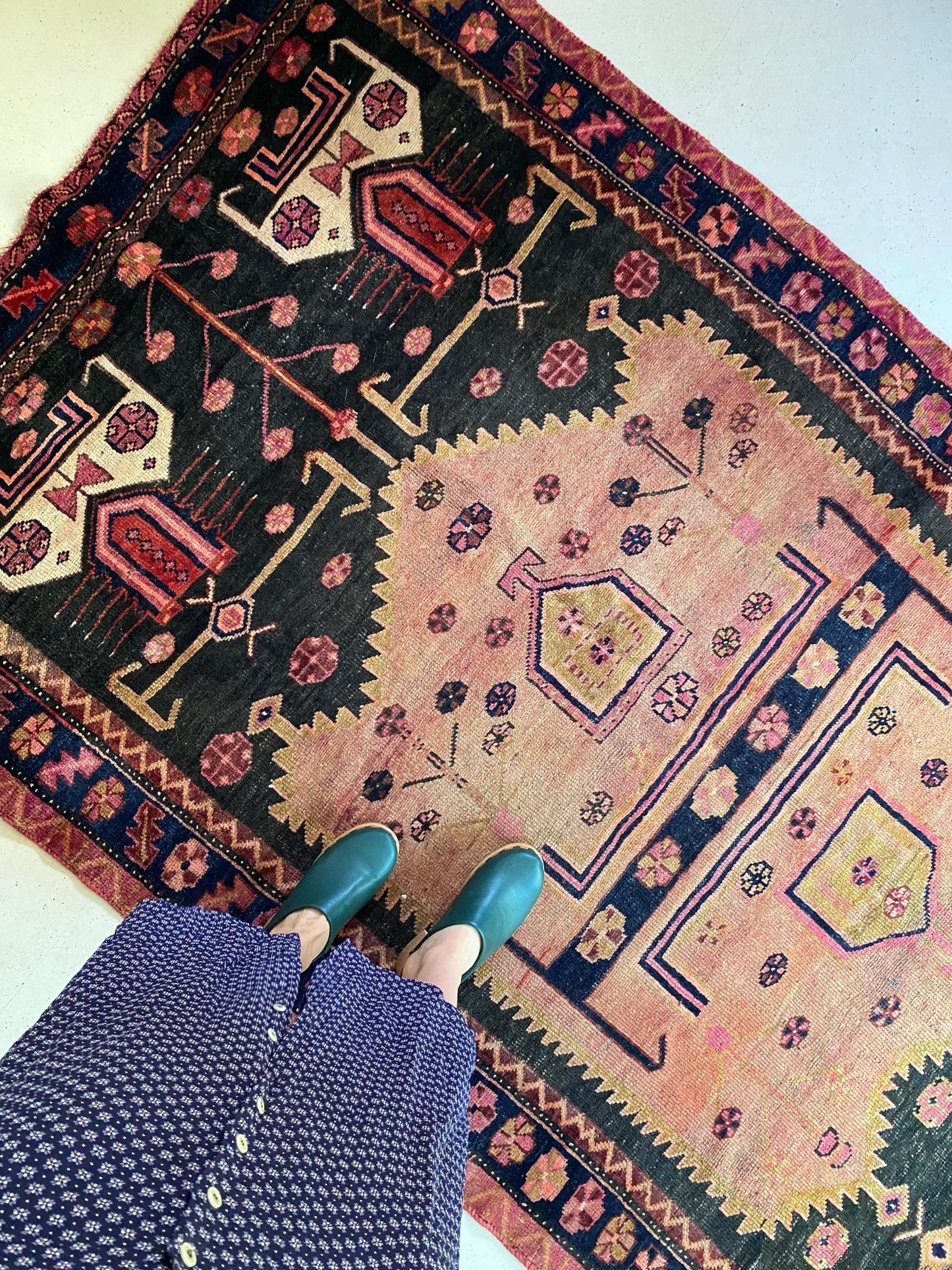 Overhead view of Vintage Durango Persian Rug