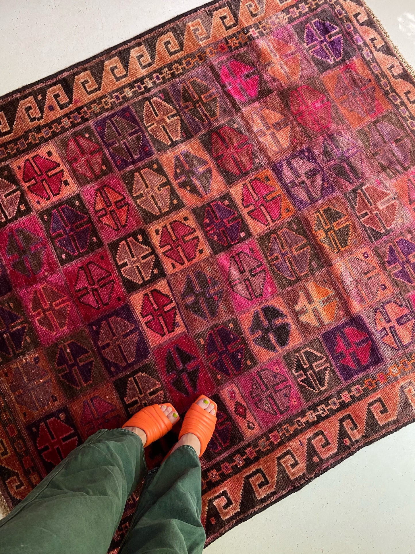 See Limbo Persian Rug from Overhead