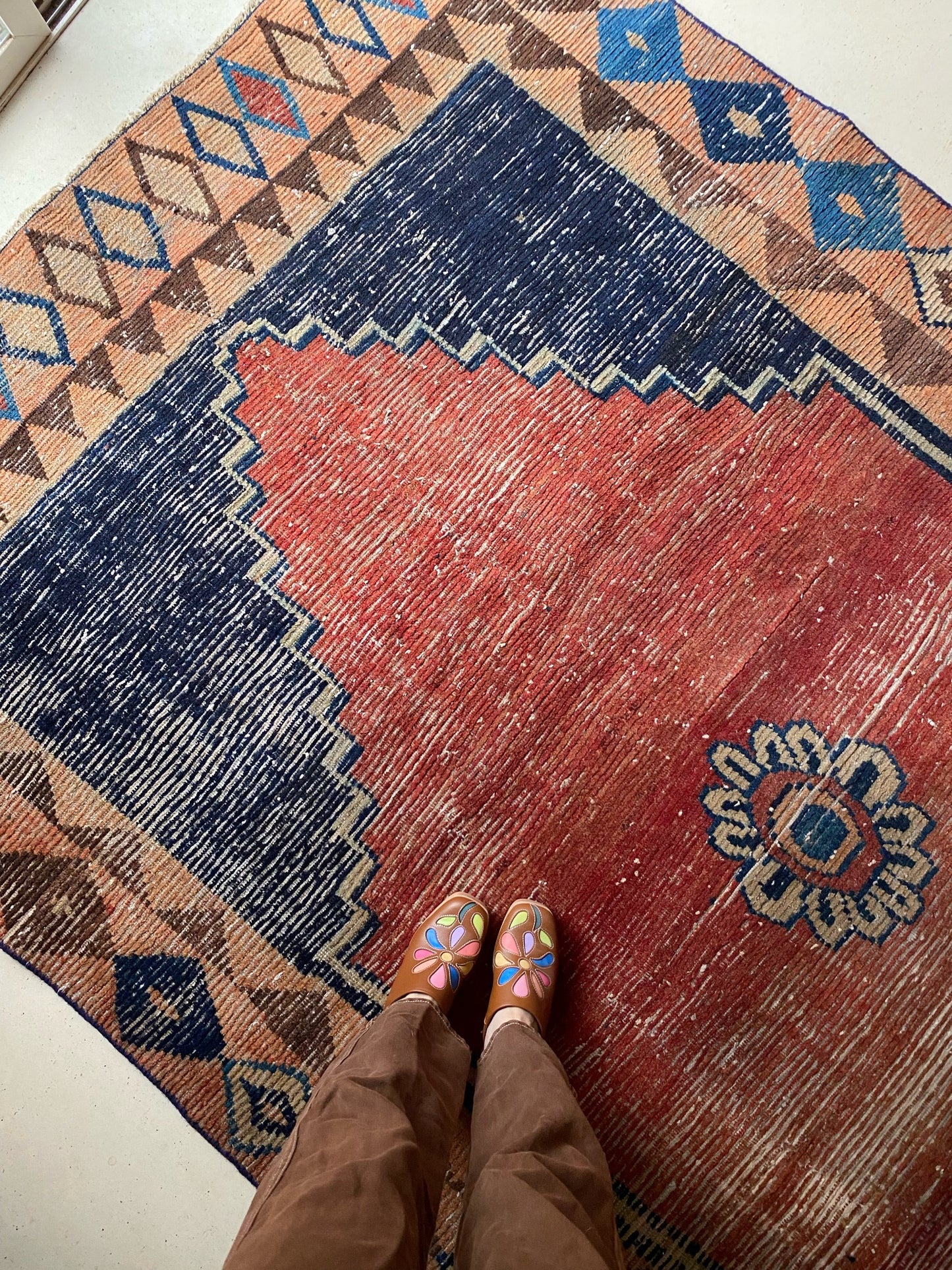 See Zamia Persian area Rug from Overhead