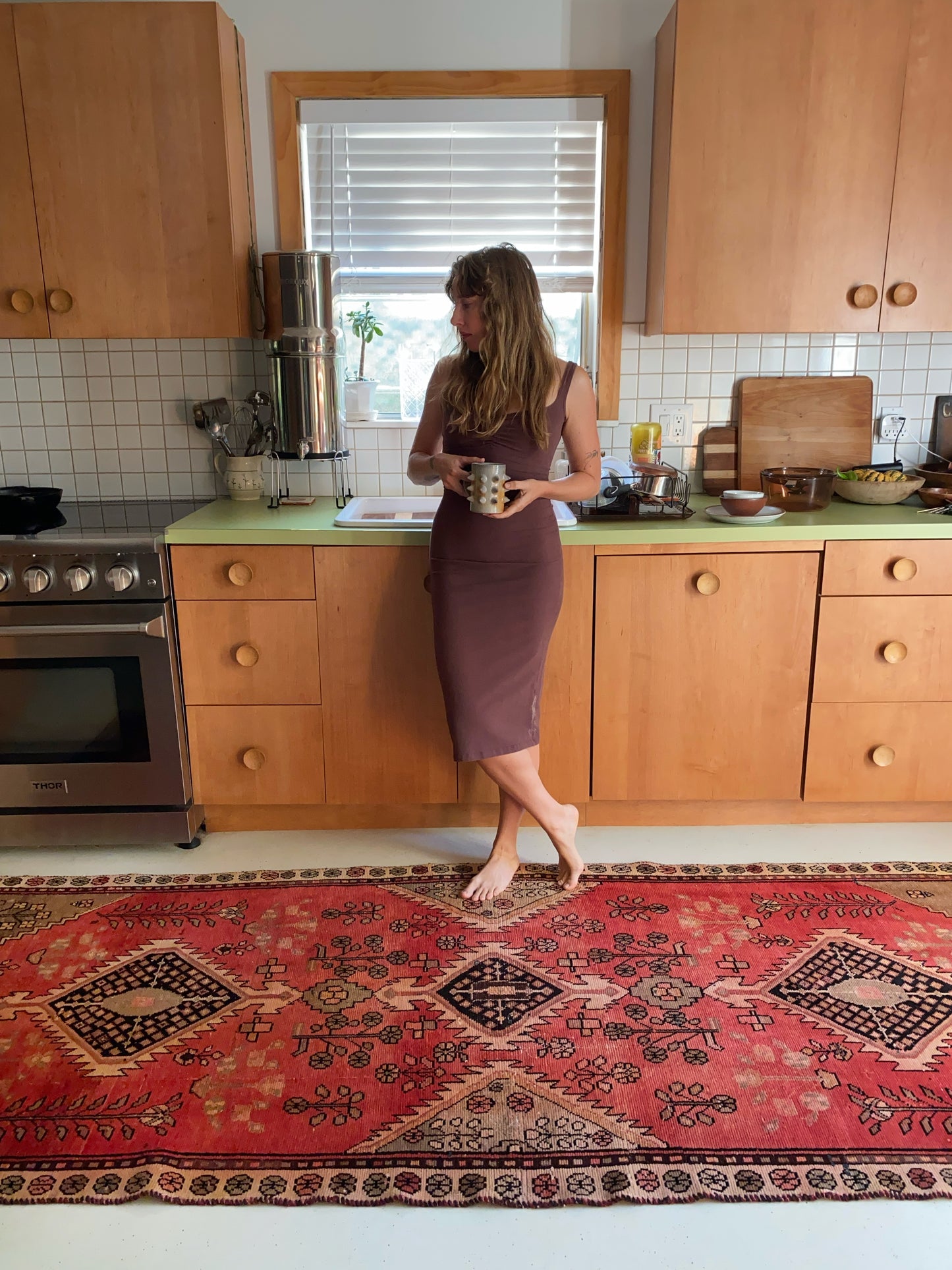 Amaranth Vintage Persian Rug