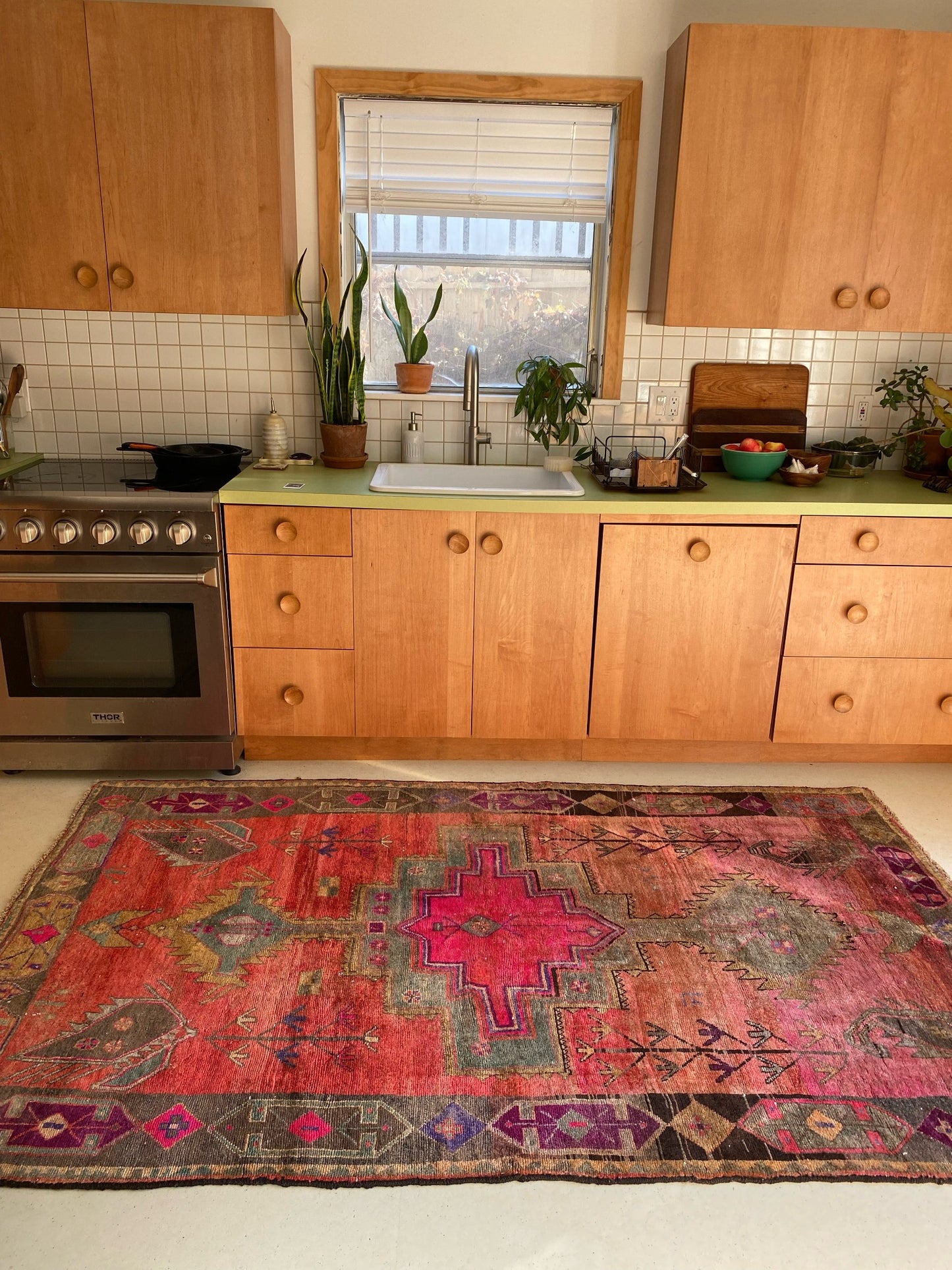 See Craven Persian Rug in the Kitchen