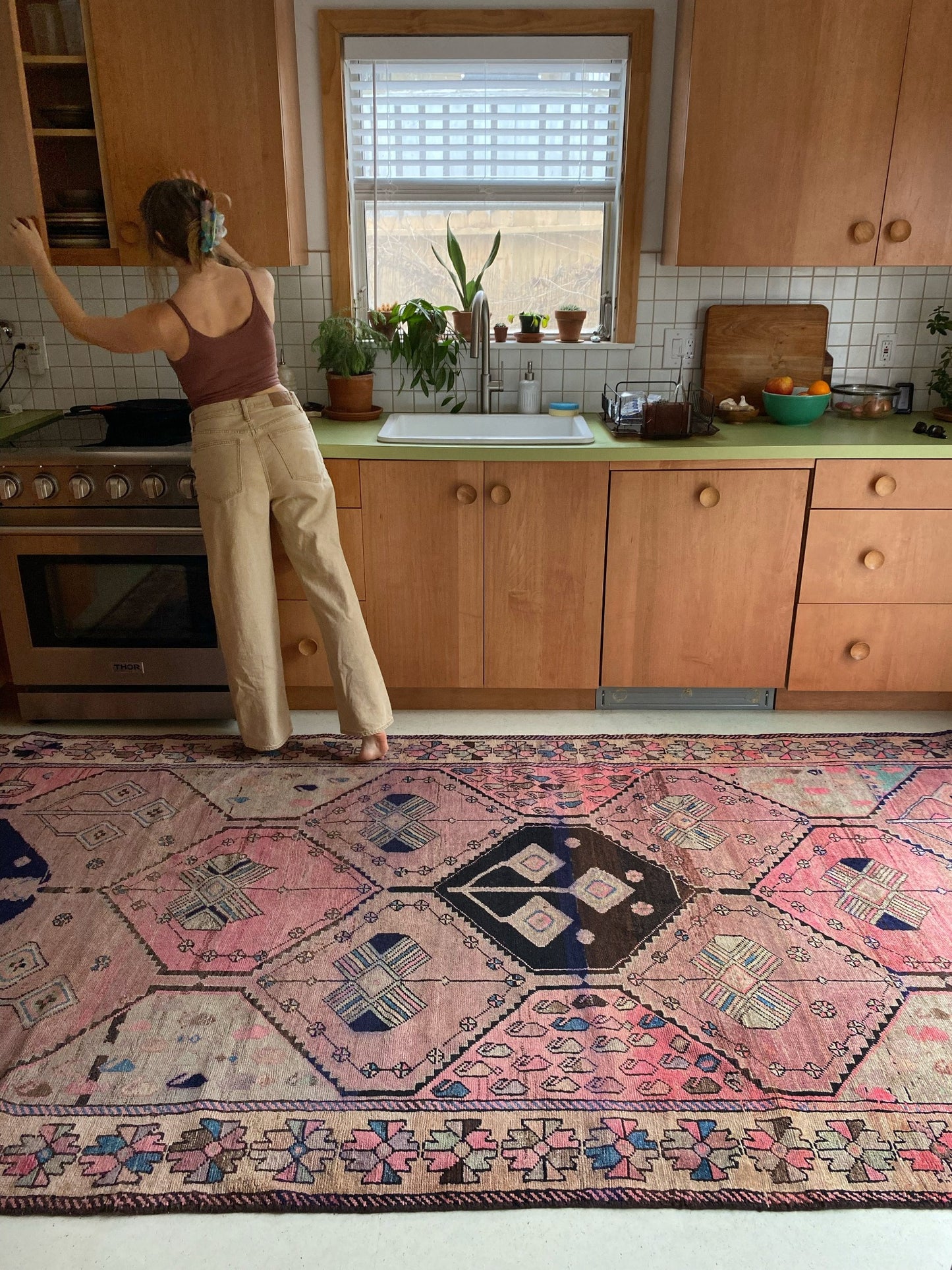 See Sabal Styled as a Kitchen Rug
