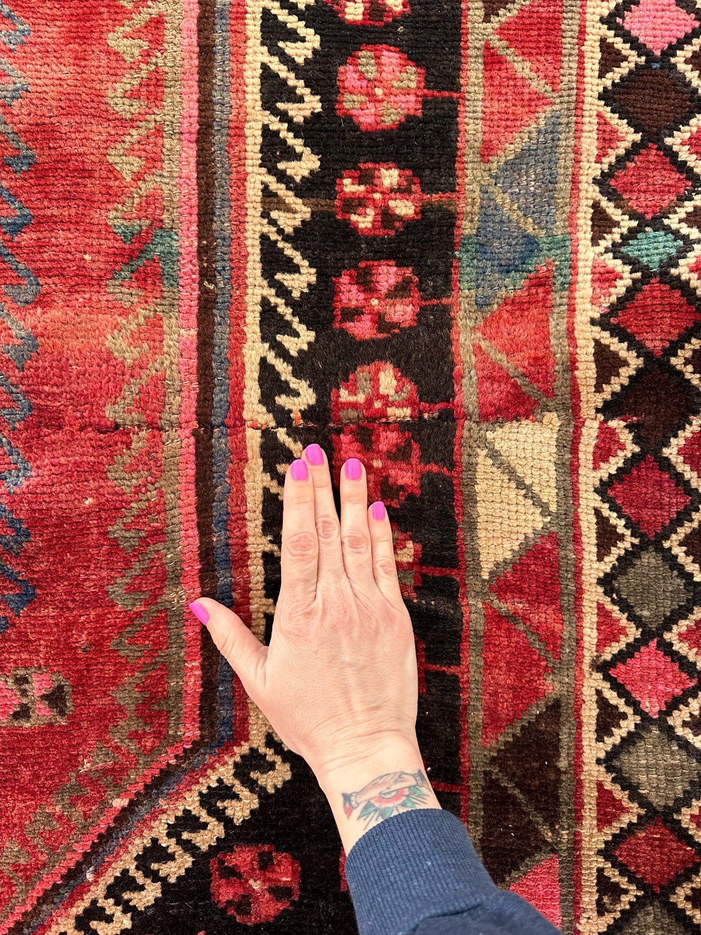 See Mend in Phlox Persian Rug