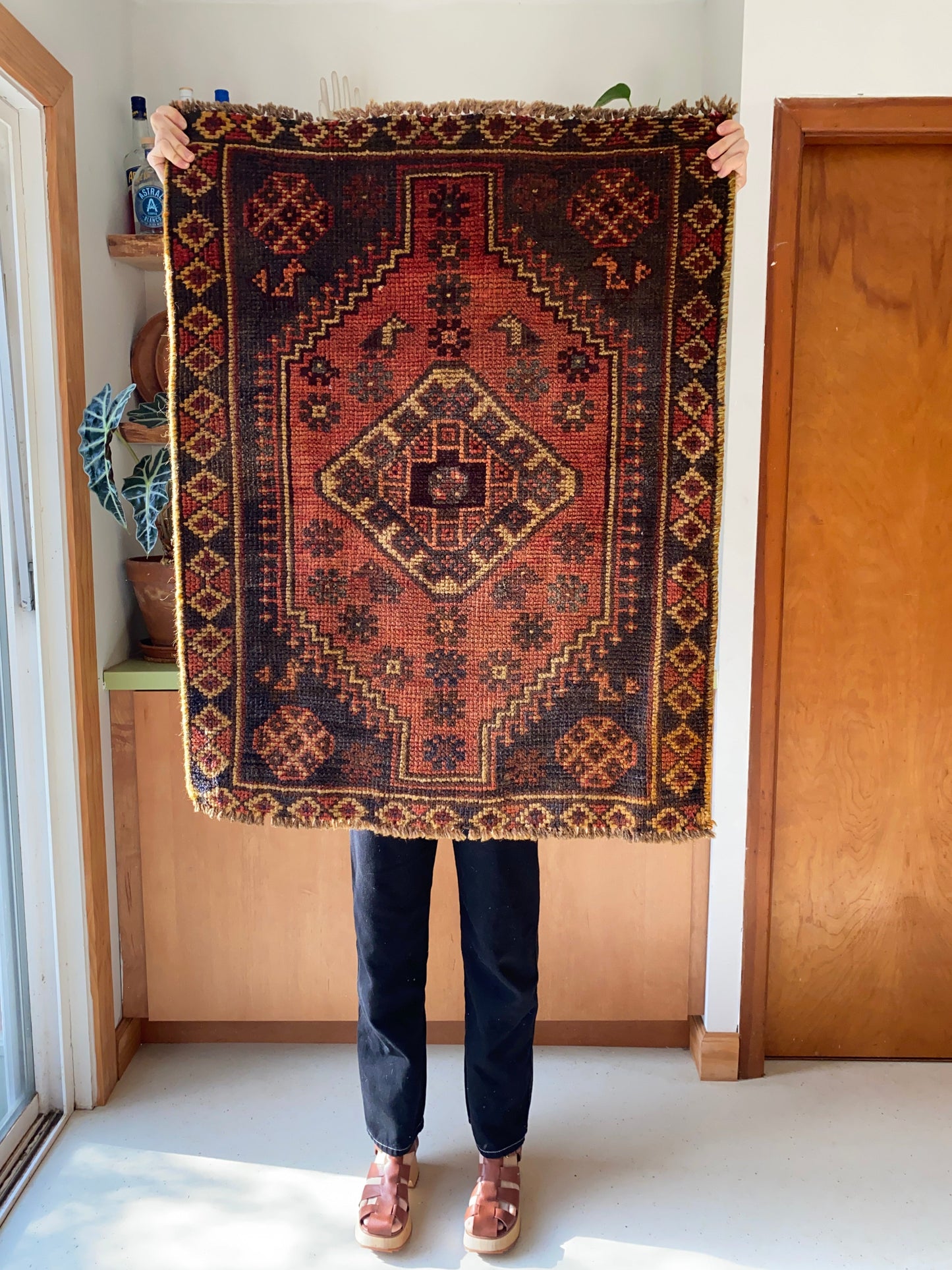 Shop a Mini Vintage Persian Rug