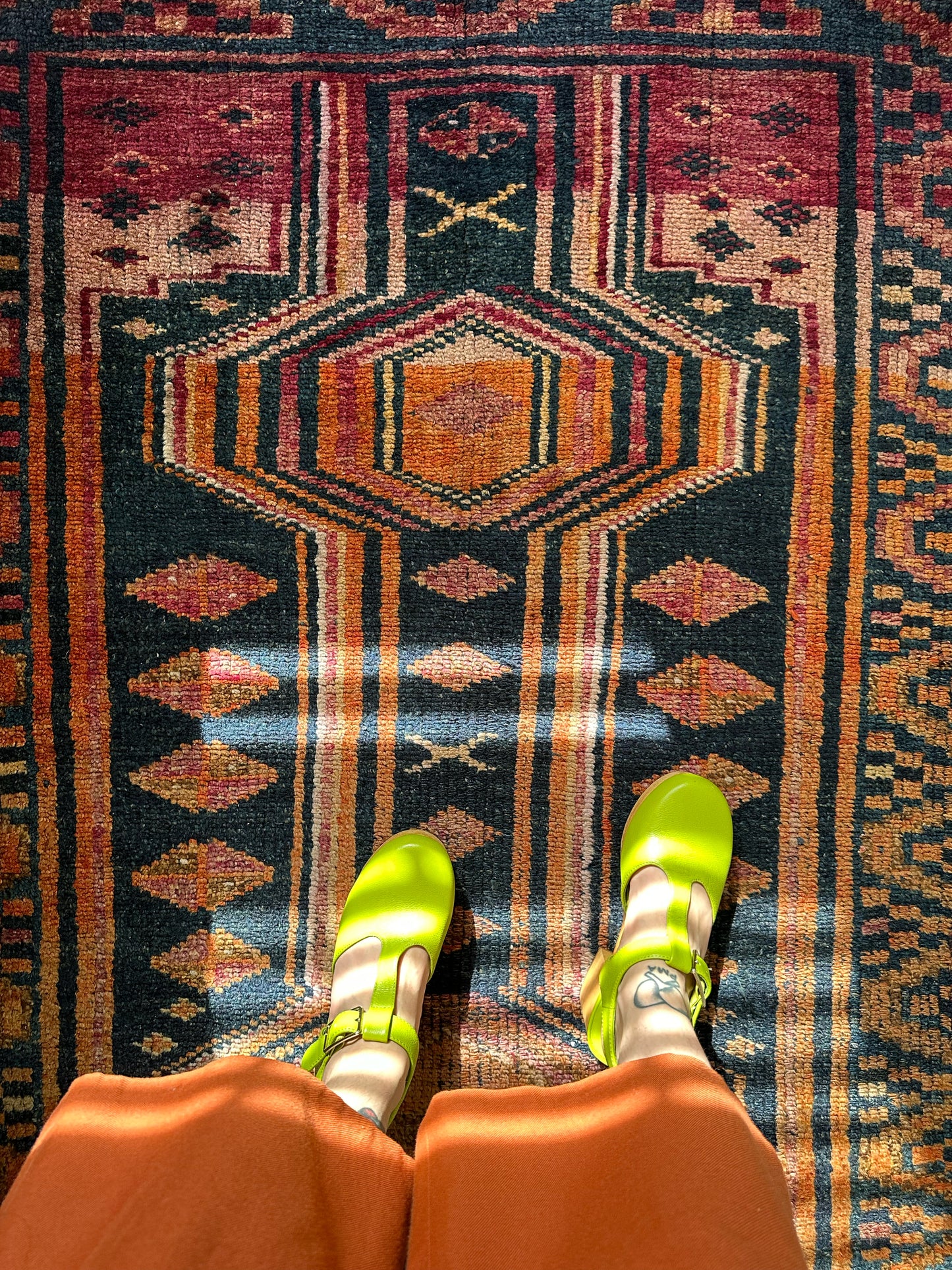 Yakima Blue Vintage Persian Rug
