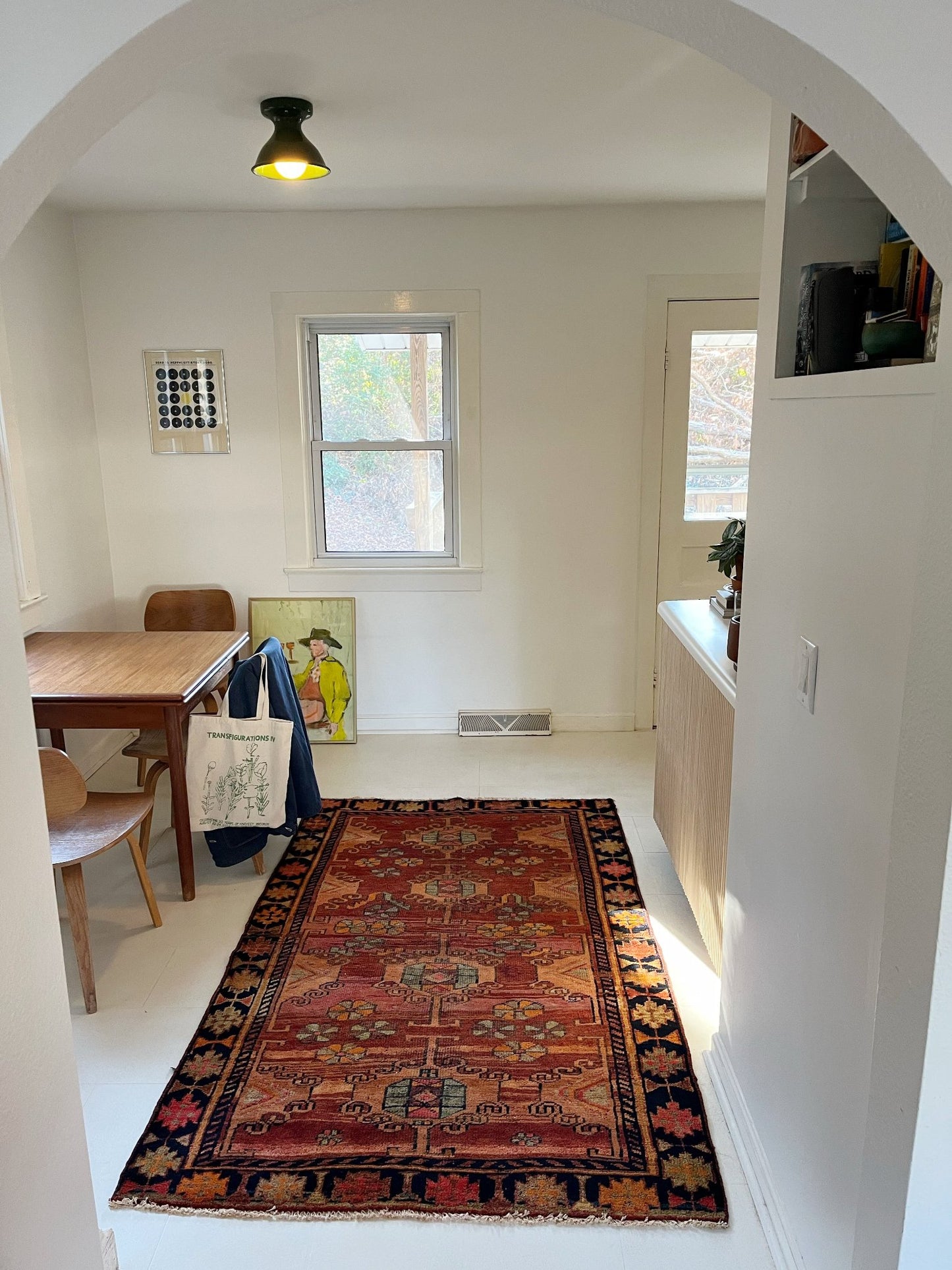 Style a Kitchen Space with a Vintage Persian Area Rug