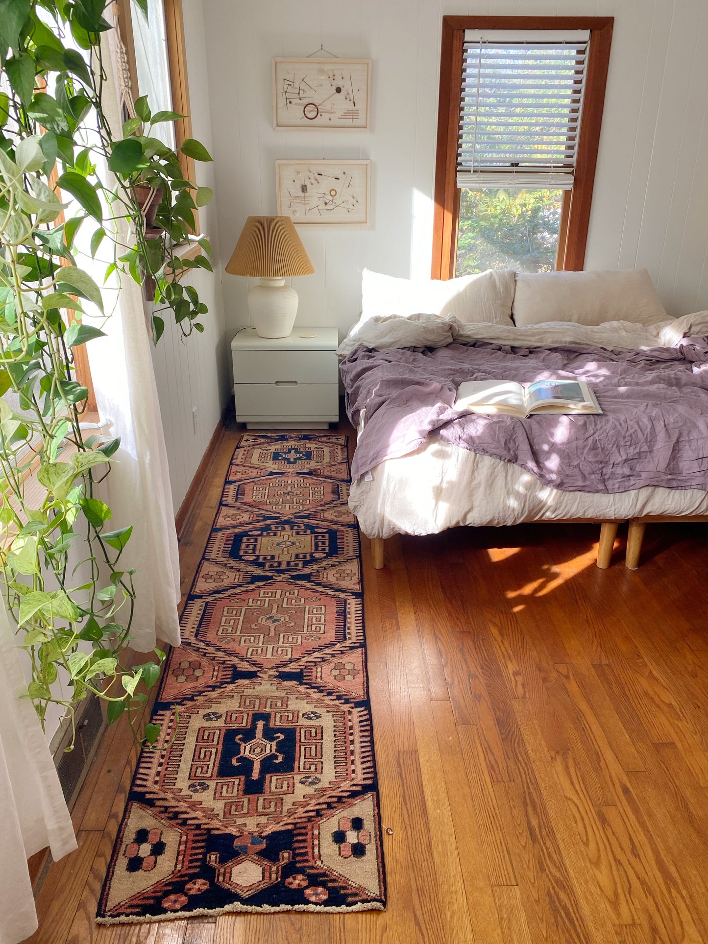 Ciara Pink Vintage Persian Runner