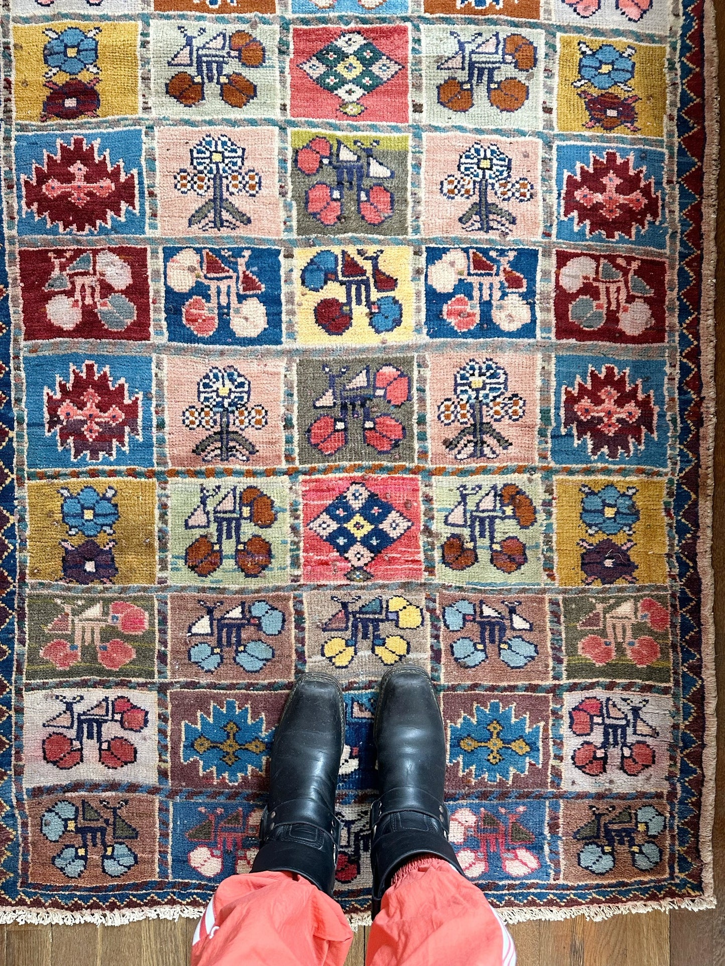 See Danli Persian Rug from Overhead