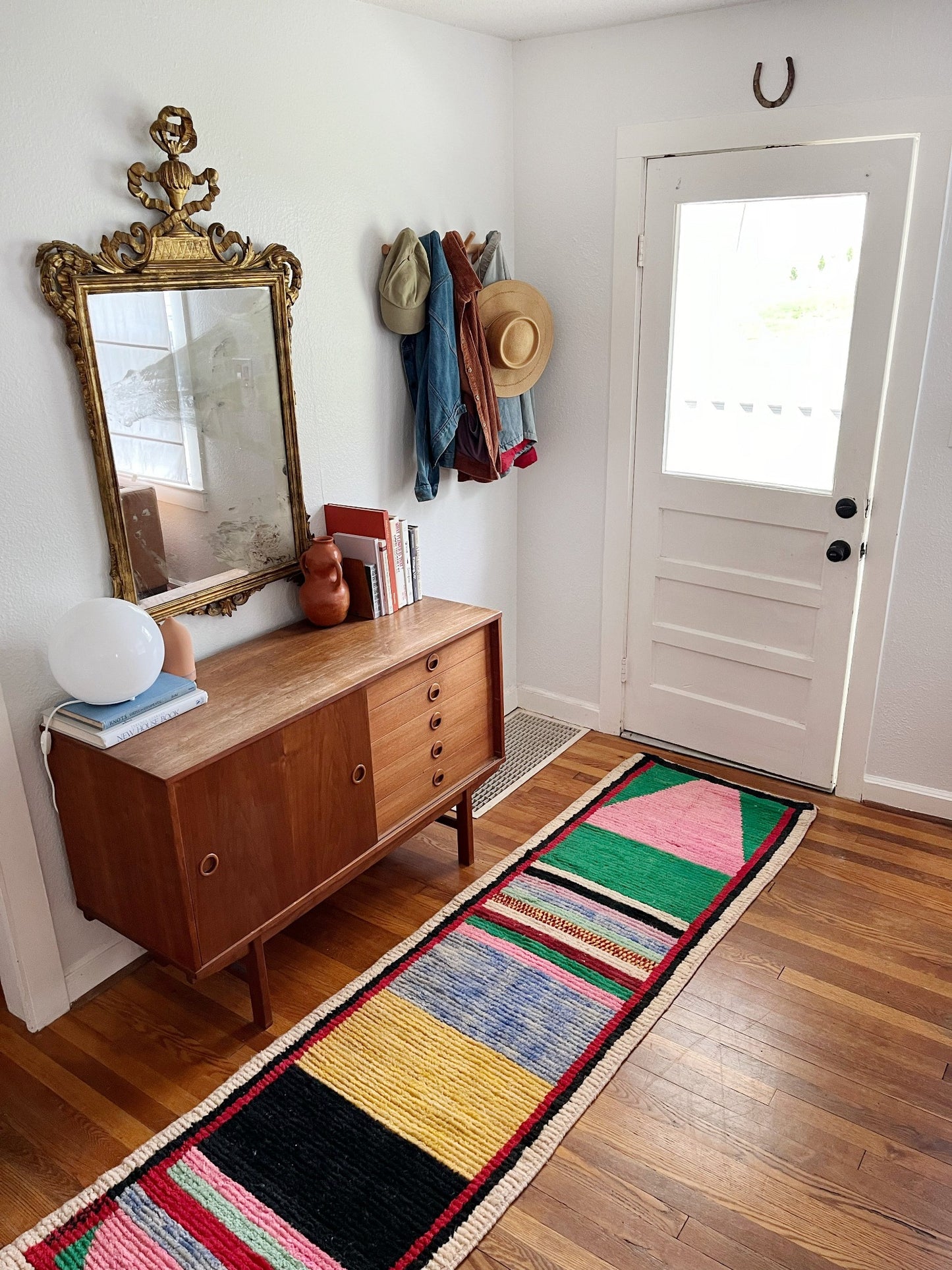 Style an Entryway with Handmade Moroccan Runner Rug