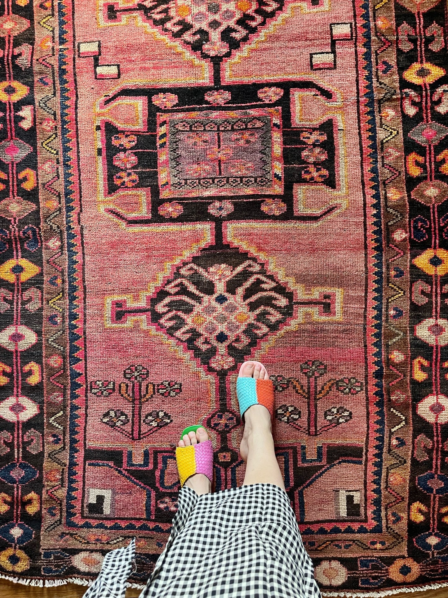 See Details and Tree of LIfe Motifs on Manitou Persian Rug