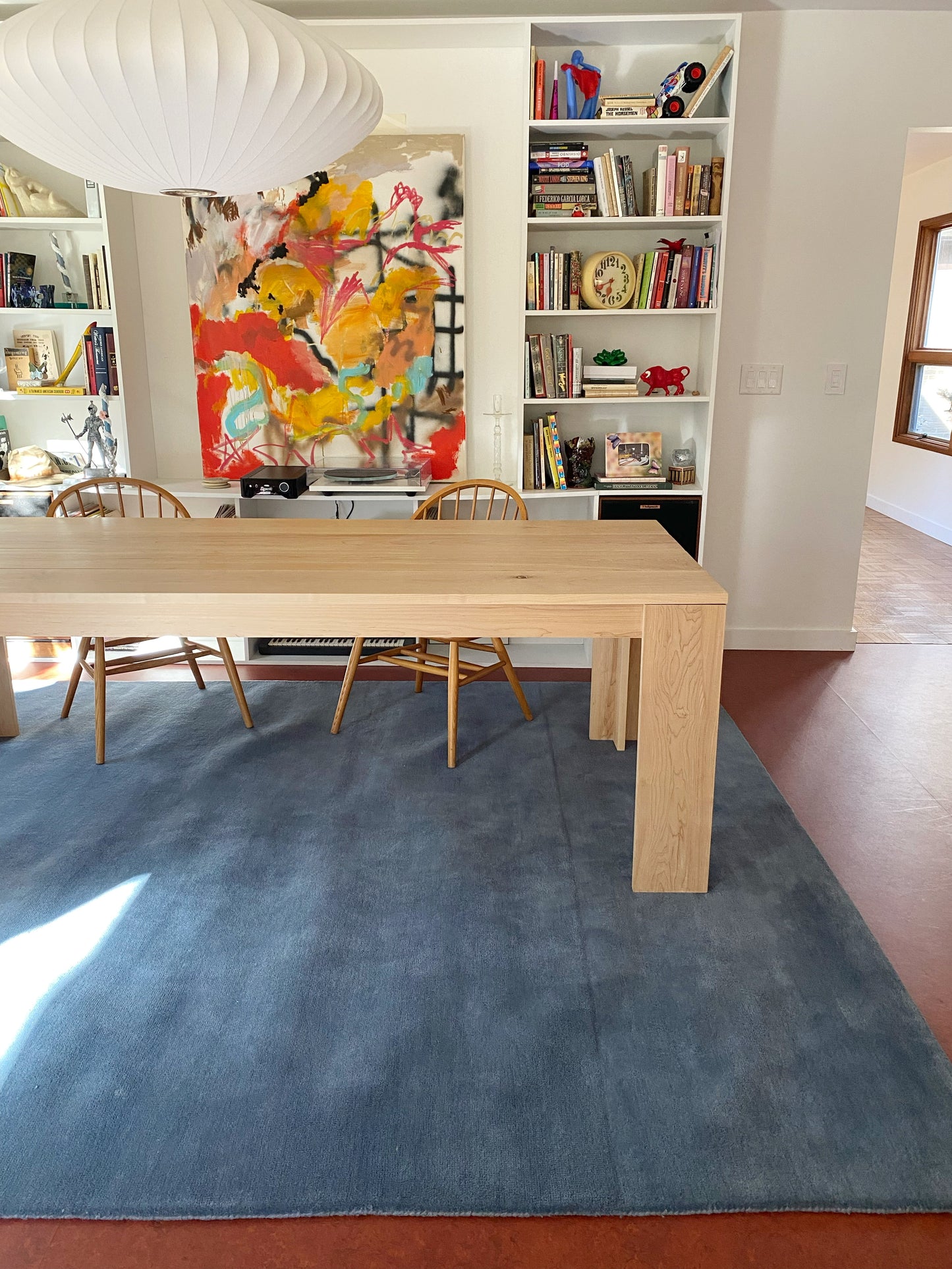 Azul Blue Tufted Area Rug