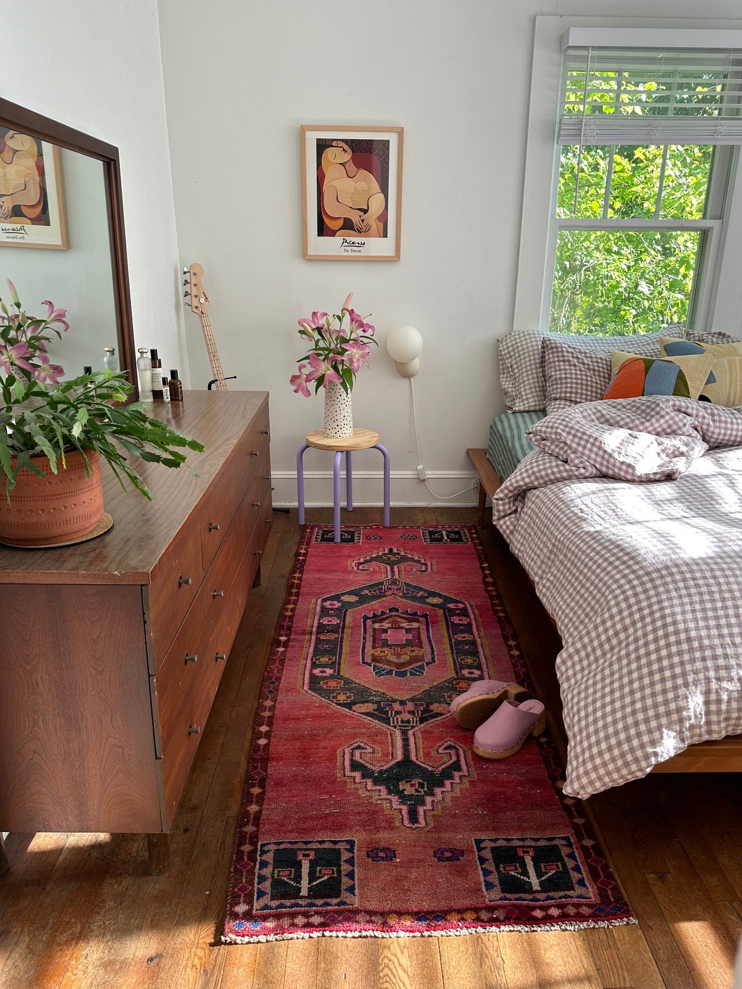 Style Pink Vintage Runner Rug