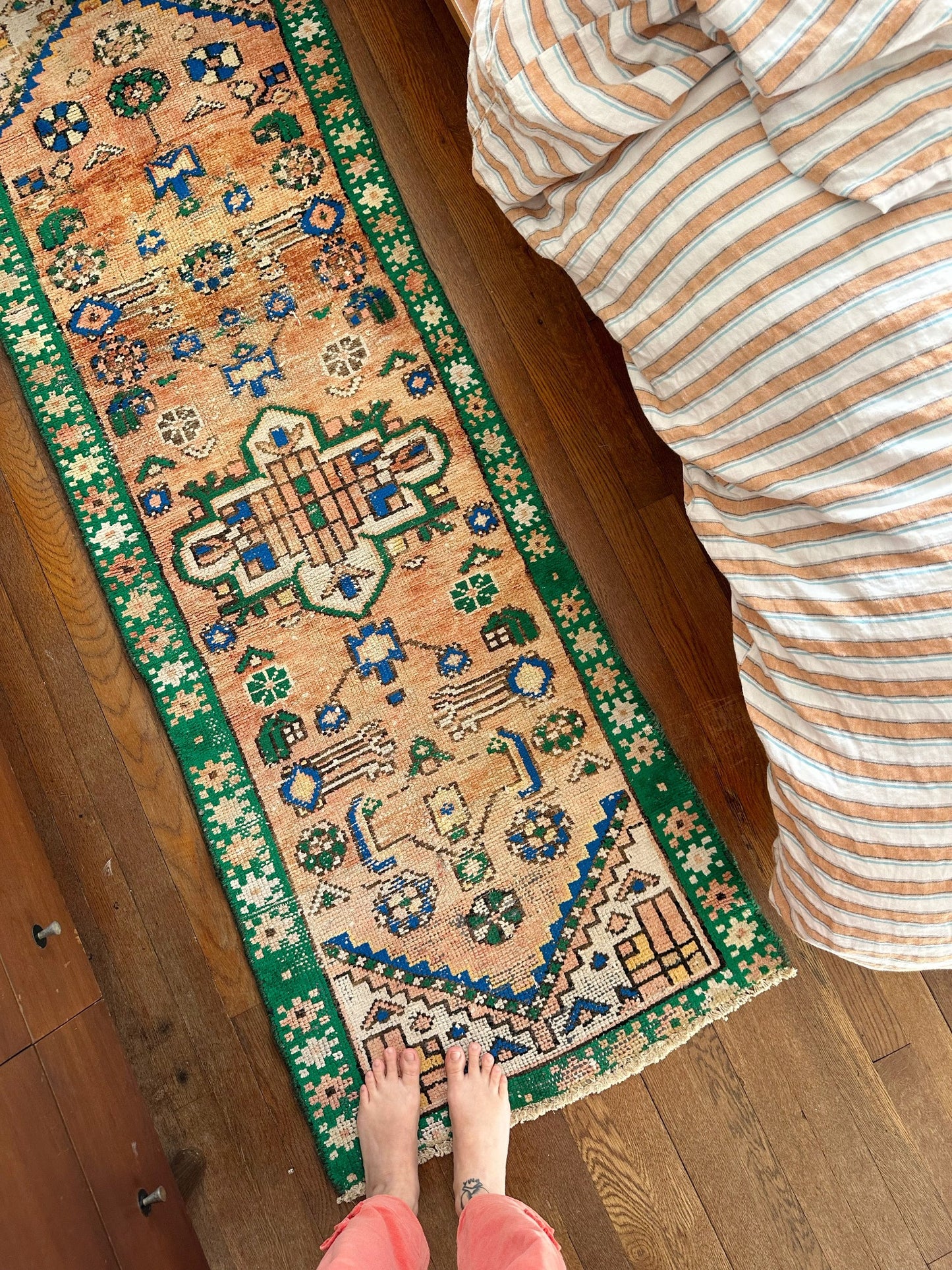See Porana Persian Runner From Above