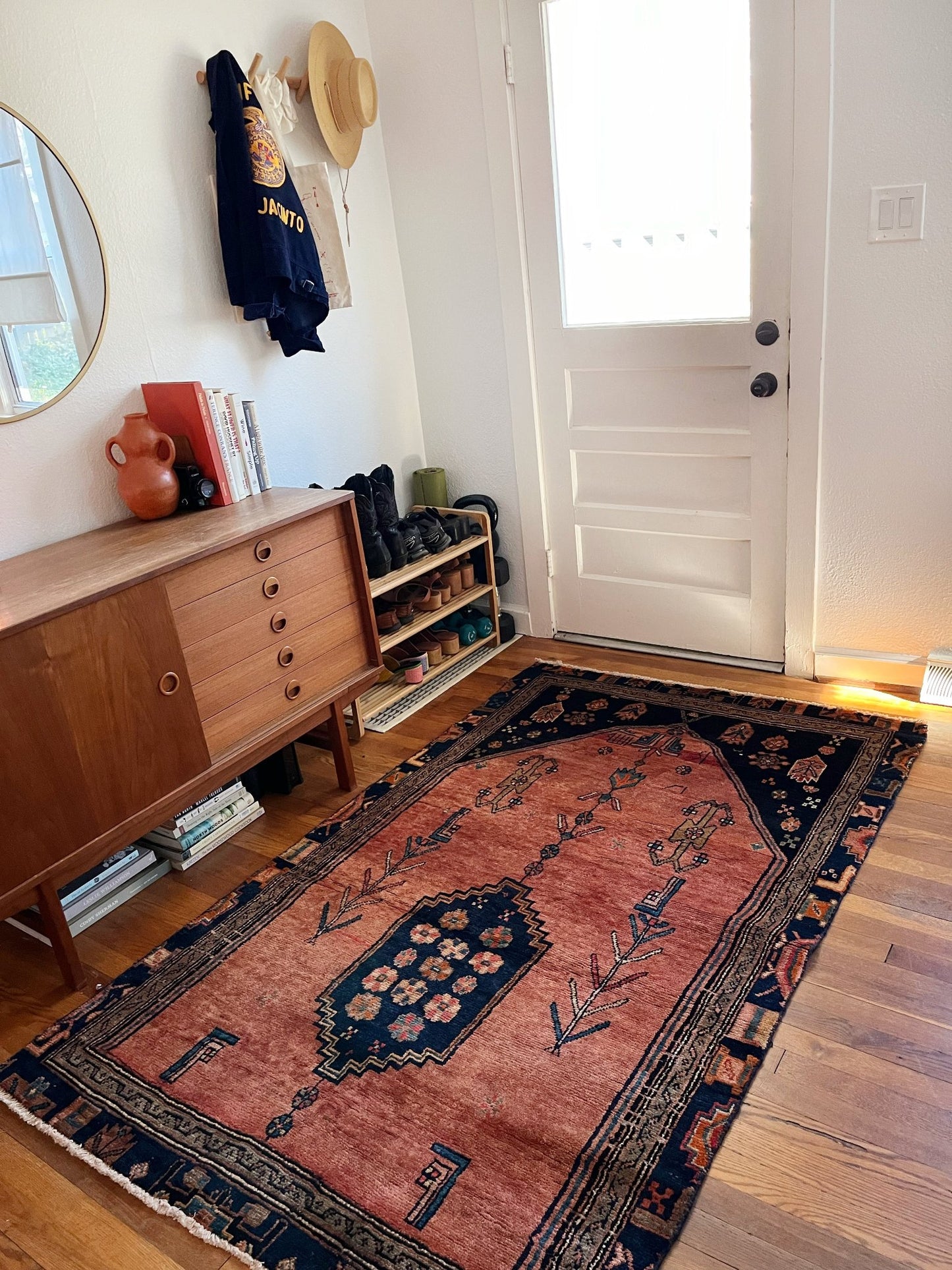 Style an Entryway Space with a Vintage Persian Rug