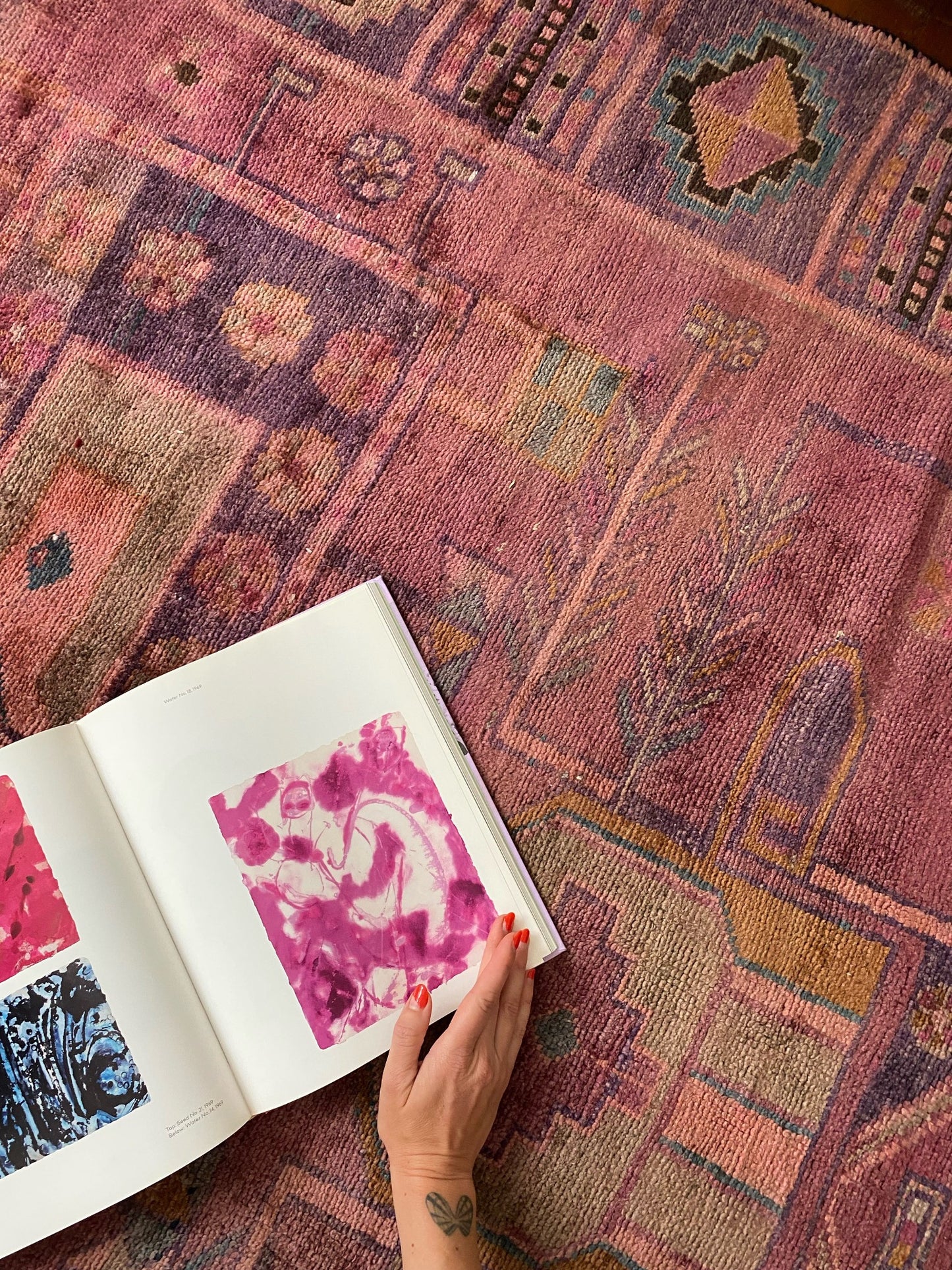 See Pachira Persian Rug from Overhead