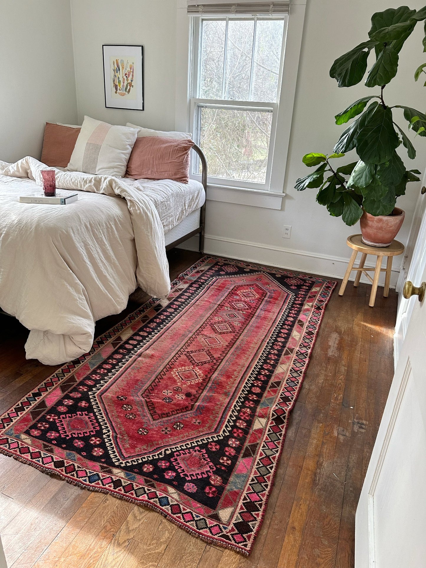 See Shades of Pinks in Phlox Persian Rug
