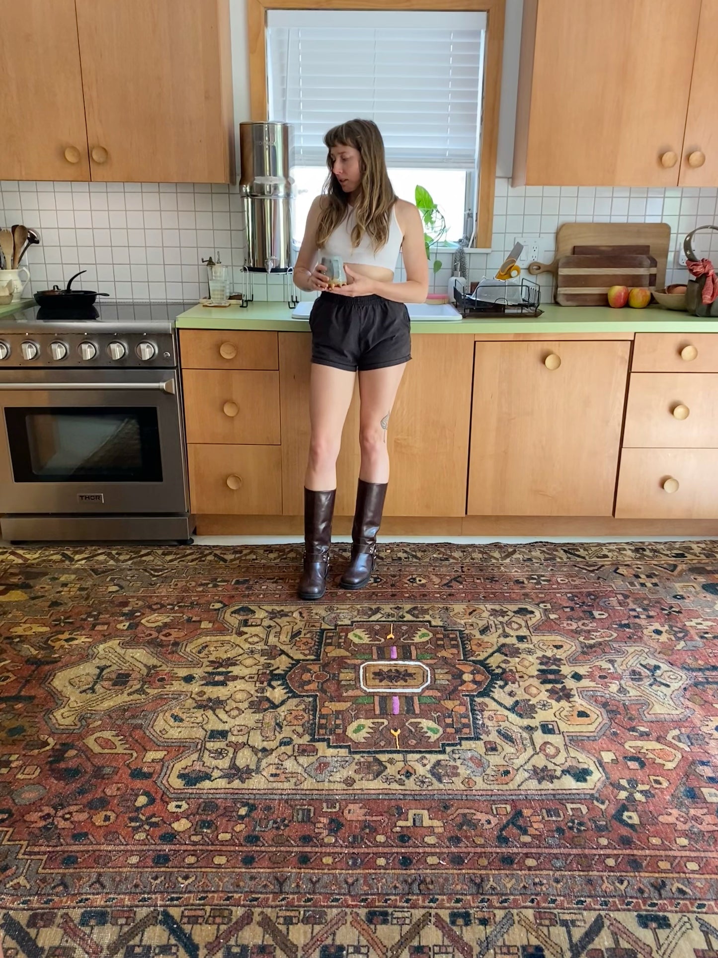 Lempel Vintage Persian Area Rug