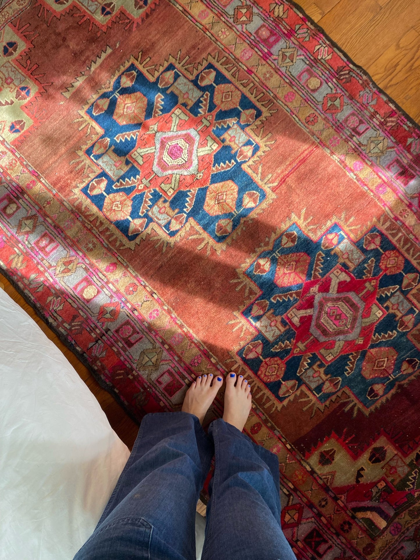See Lute Vintage Persian Rug