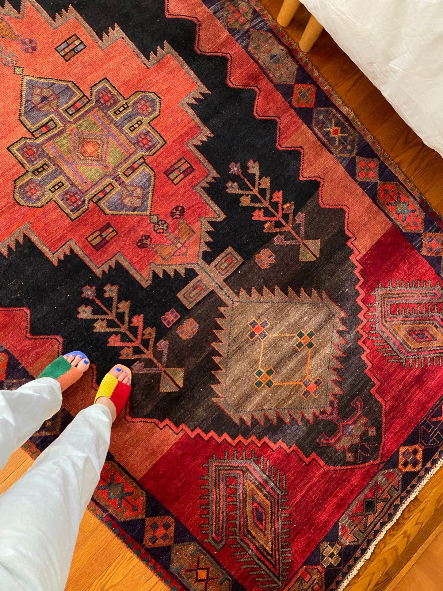 See Details and abrash on Mayfield Persian Rug