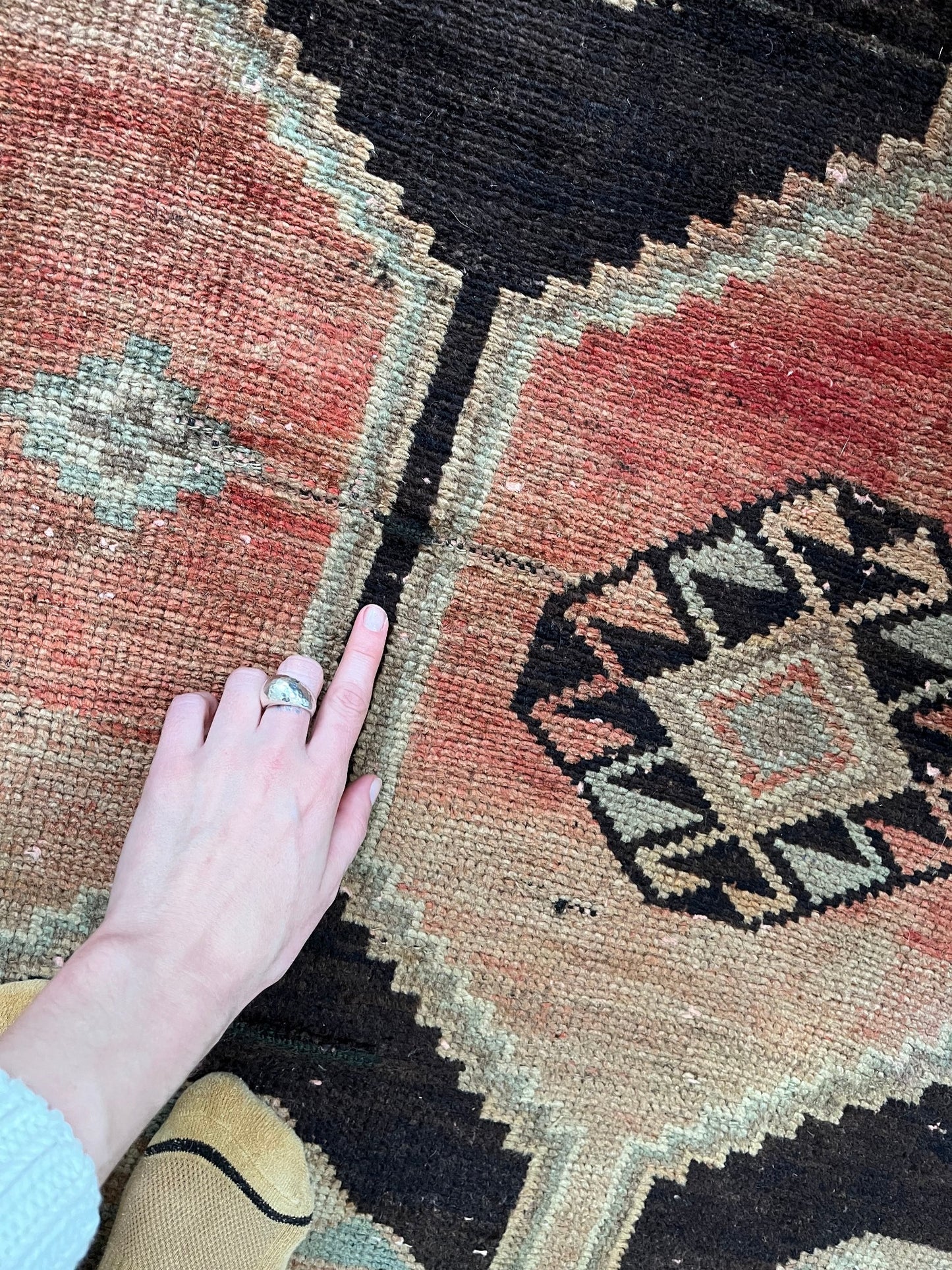 See mend in Tegia Persian Runner Rug