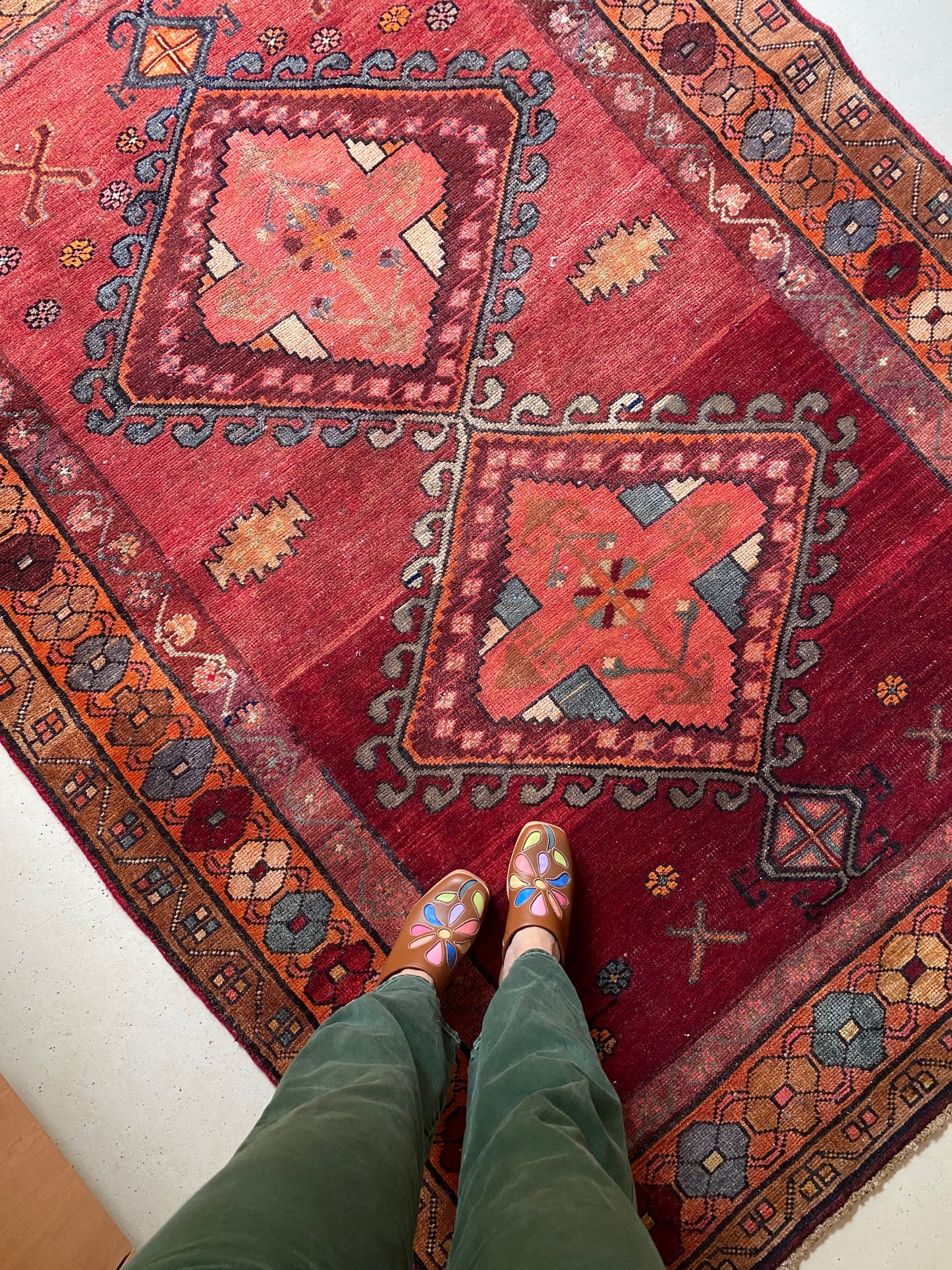 Amur Vintage Terracotta Persian Rug