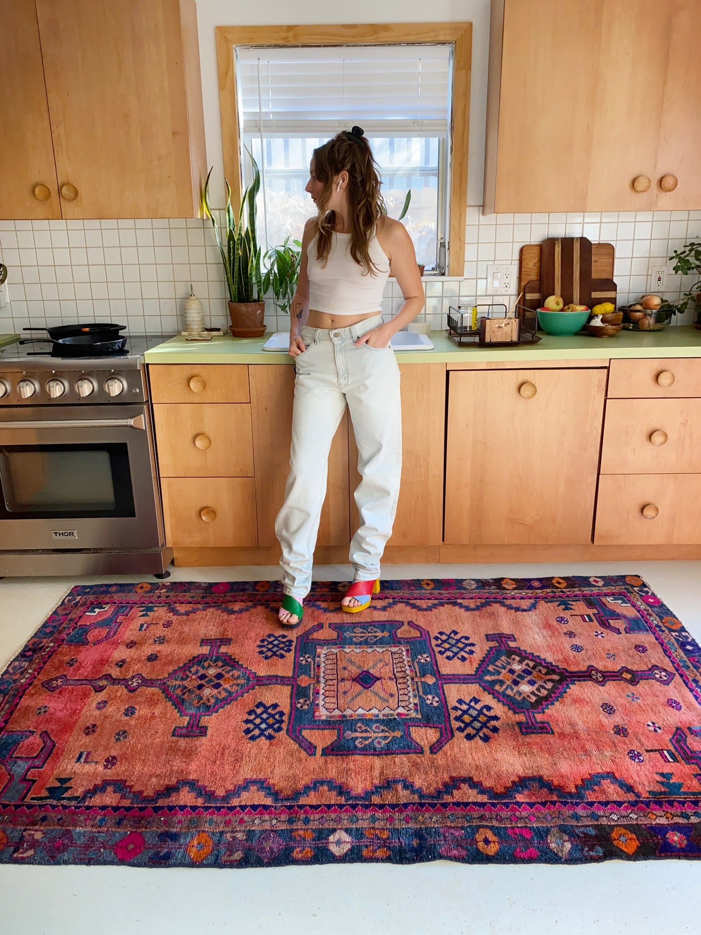 See Balsam Persian Rug in the Kitchen
