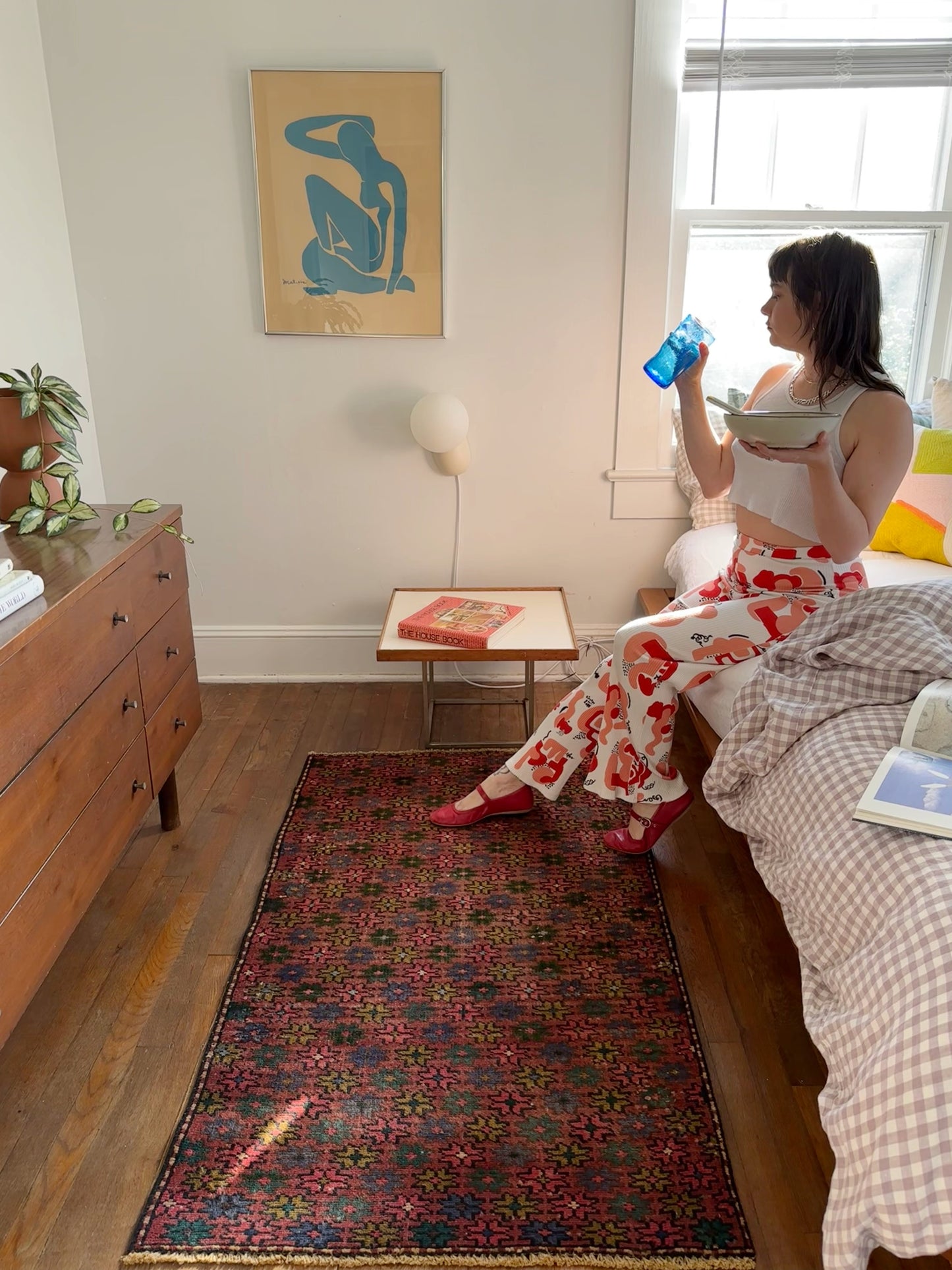 Kochia Floral Vintage Persian Rug