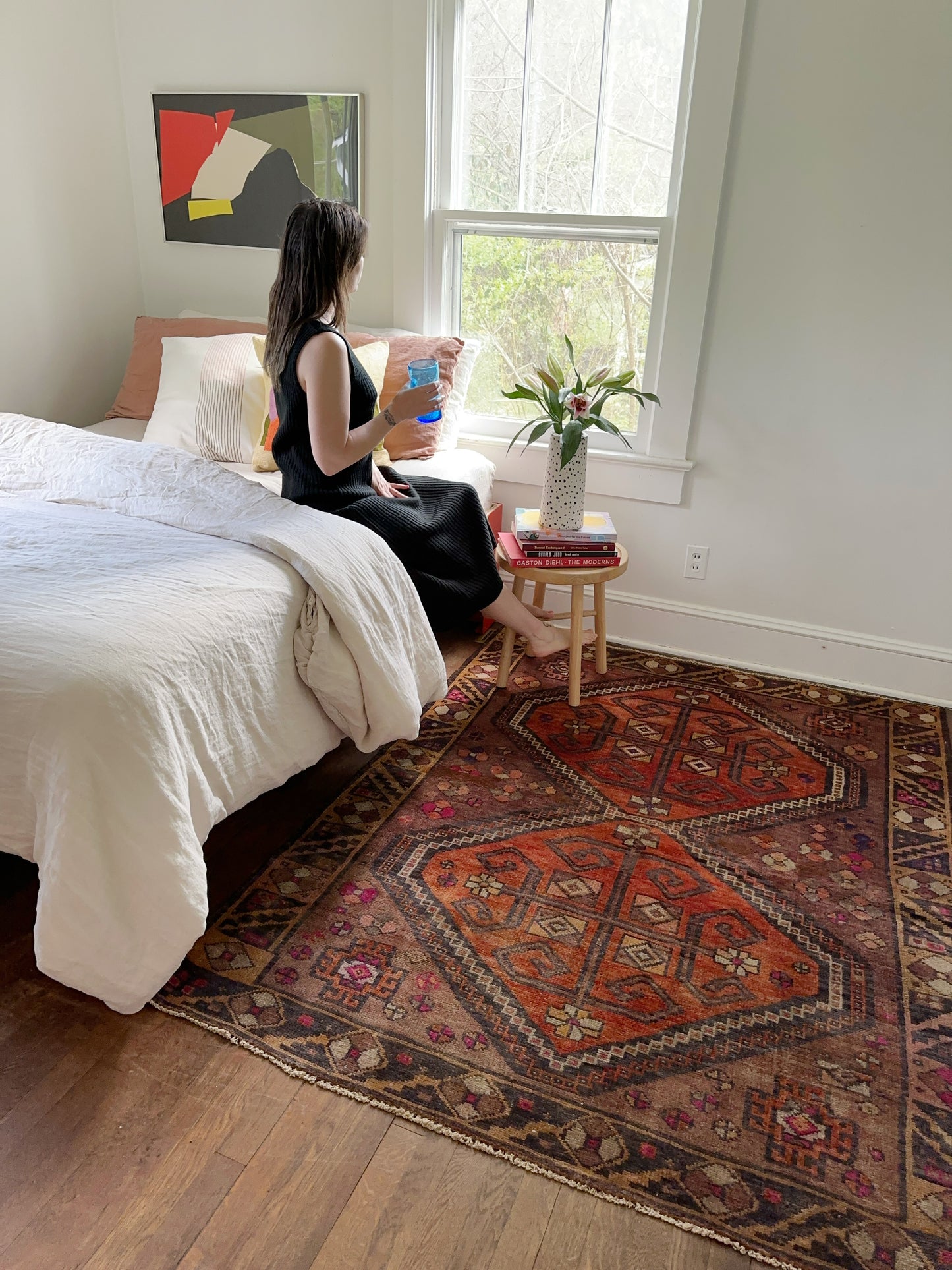 Sayah Colorful Vintage Persian Rug