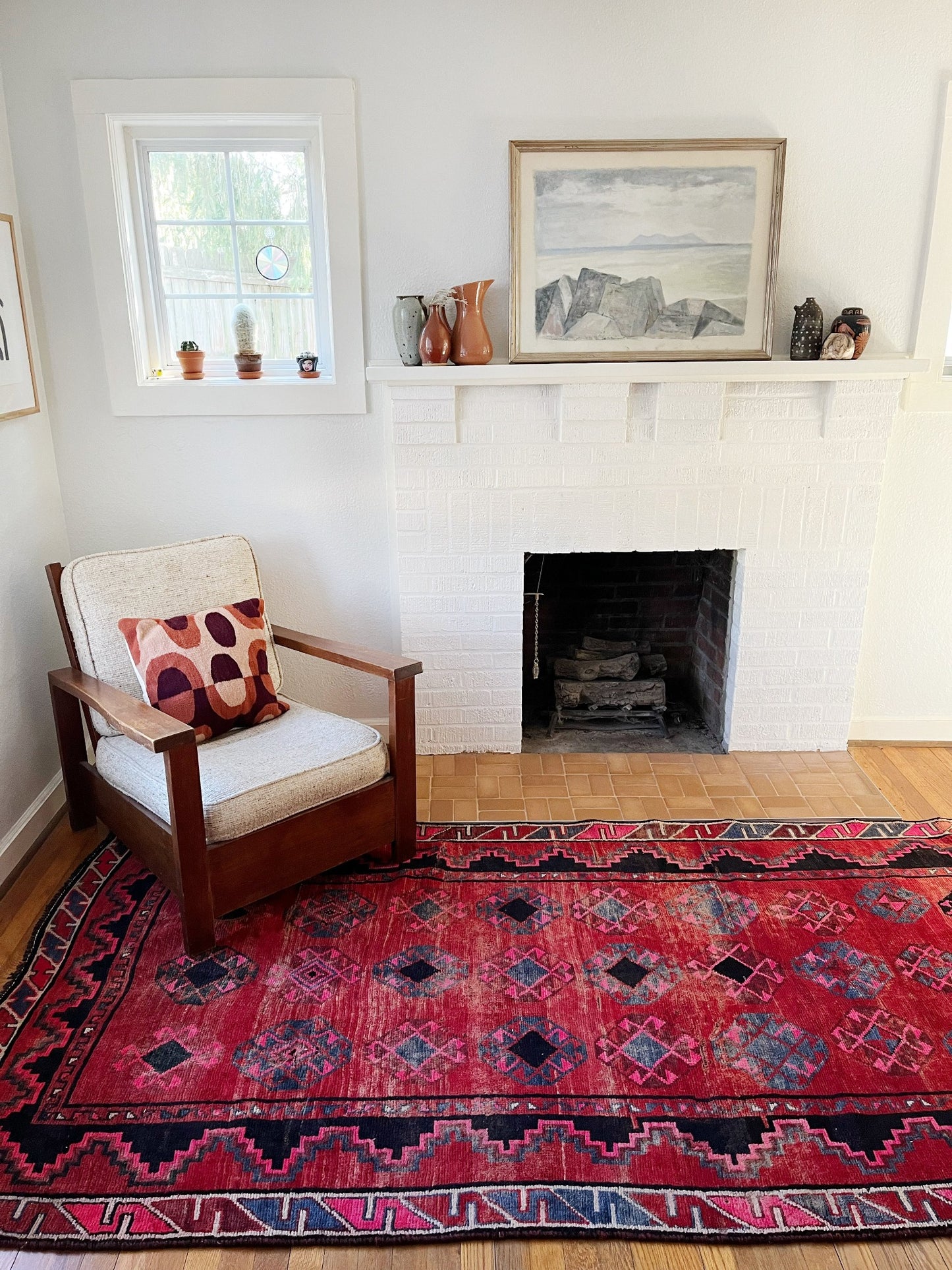See Hyssop Persian Rug Create a Cozy Corner