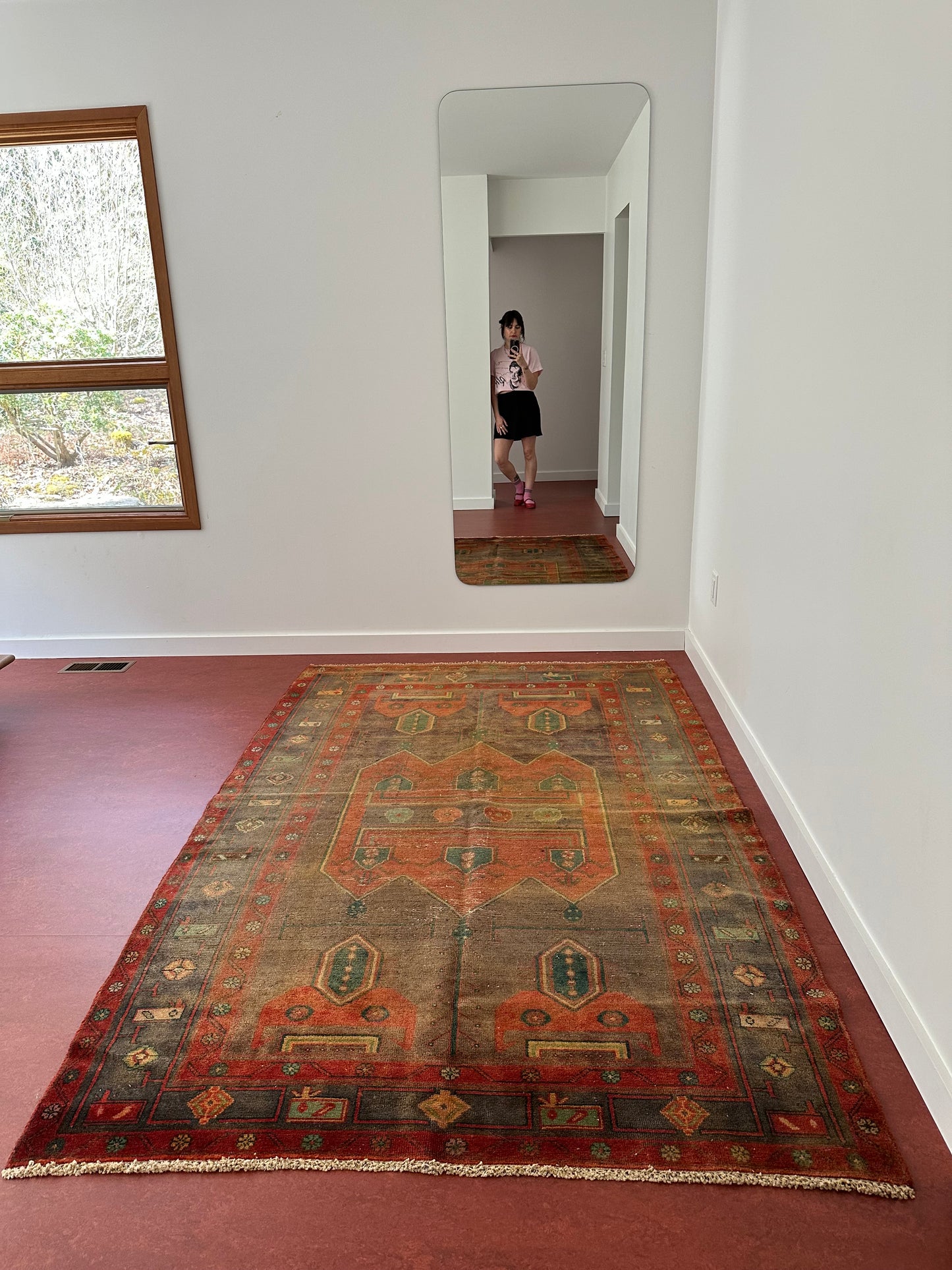 Dunn Sage Vintage Persian Rug