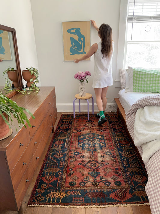 Frisco Blue Vintage Persian Rug