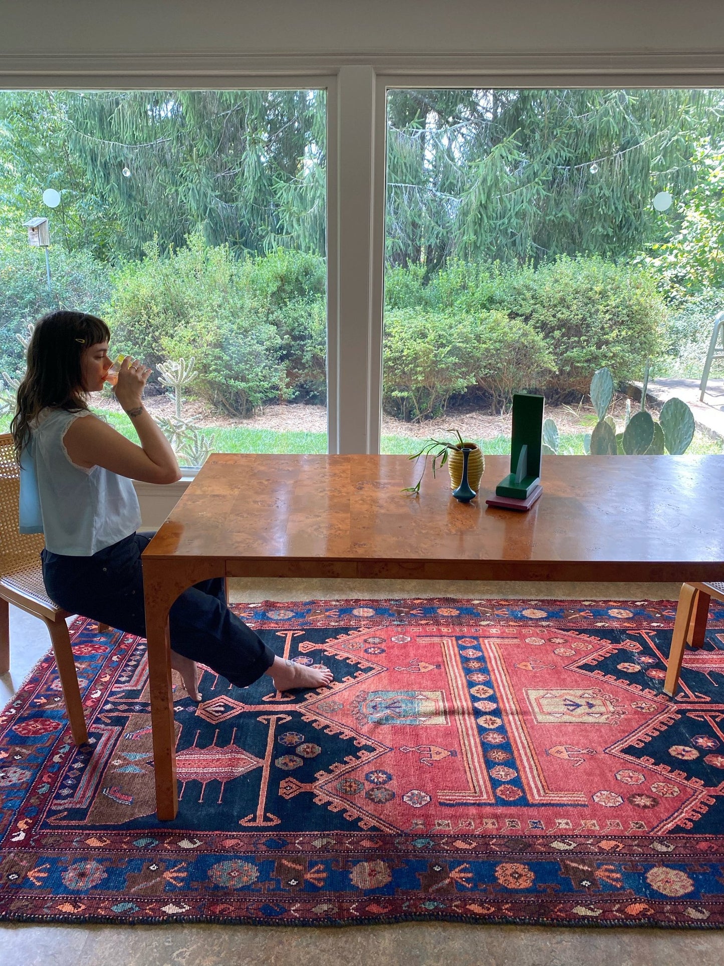 See Colorful and Bold Vintage Persian Rug