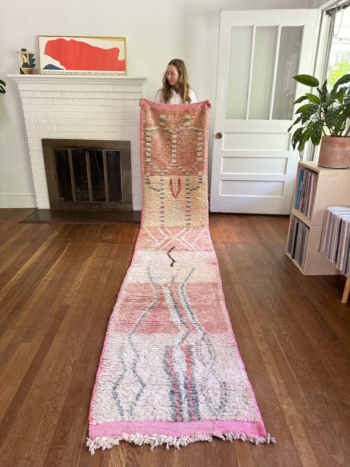 Shop Pink Moroccan Runner Rug