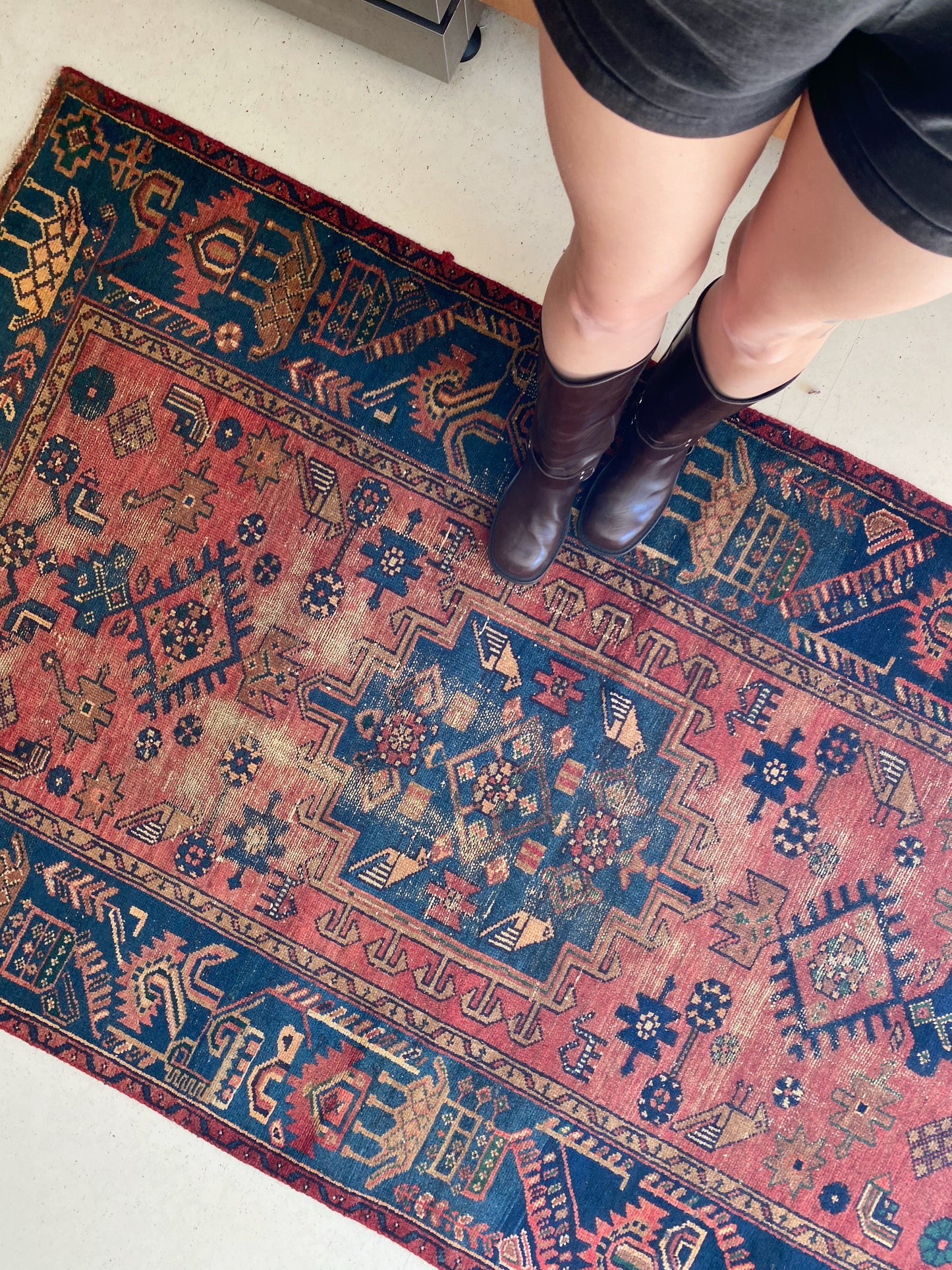 Frisco Blue Vintage Persian Rug