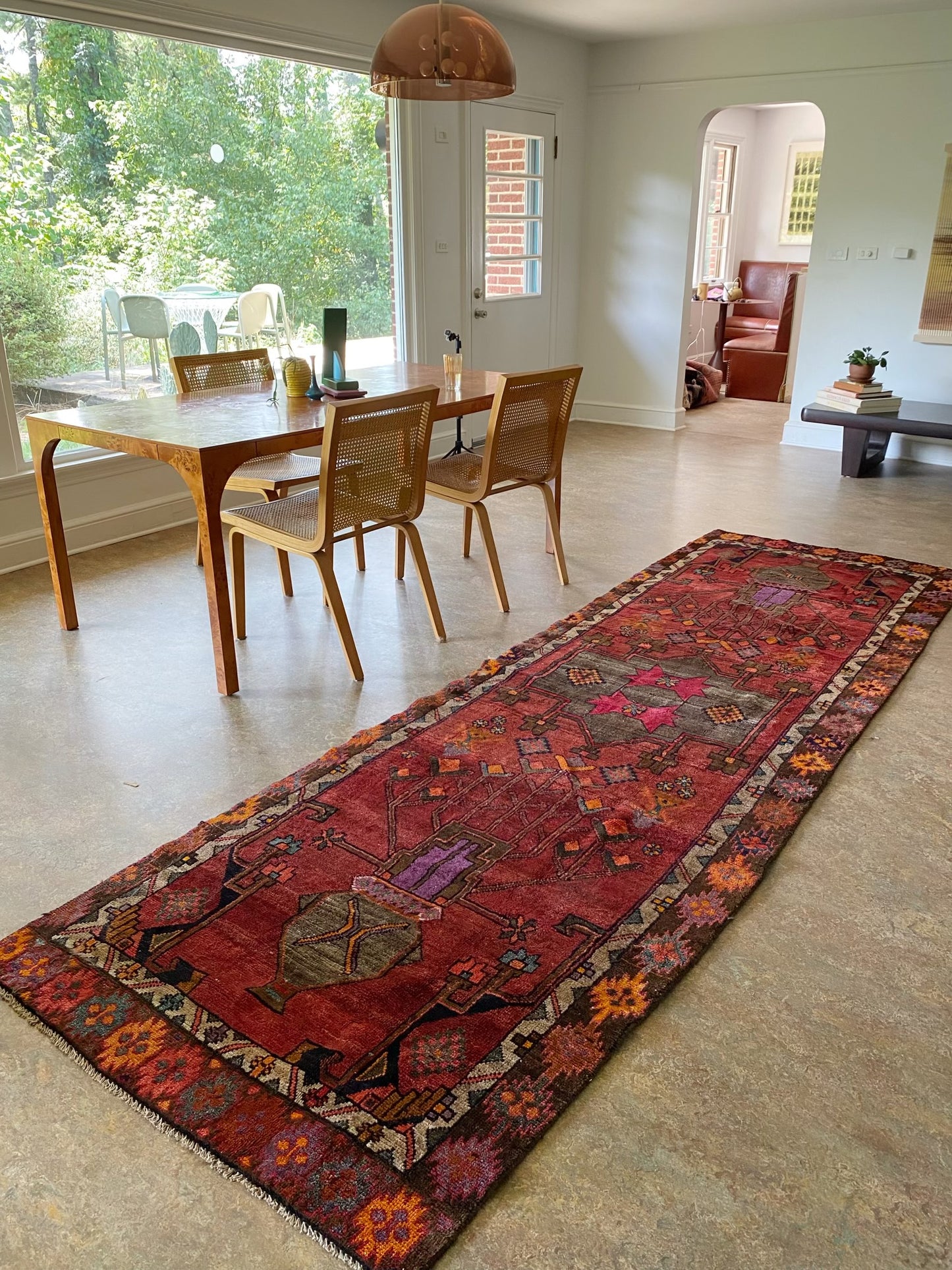 Style a Dining Room with a Vintage Rug