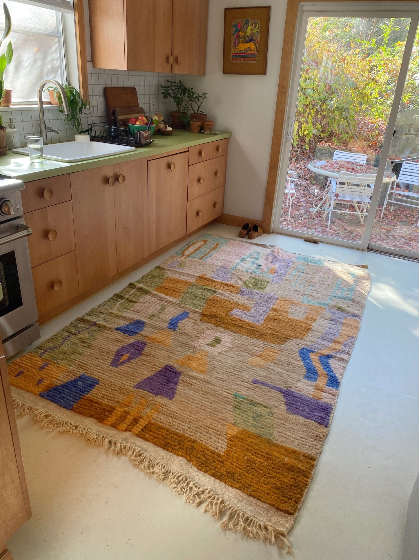 Style Melia Moroccan Rug in the Kitchen