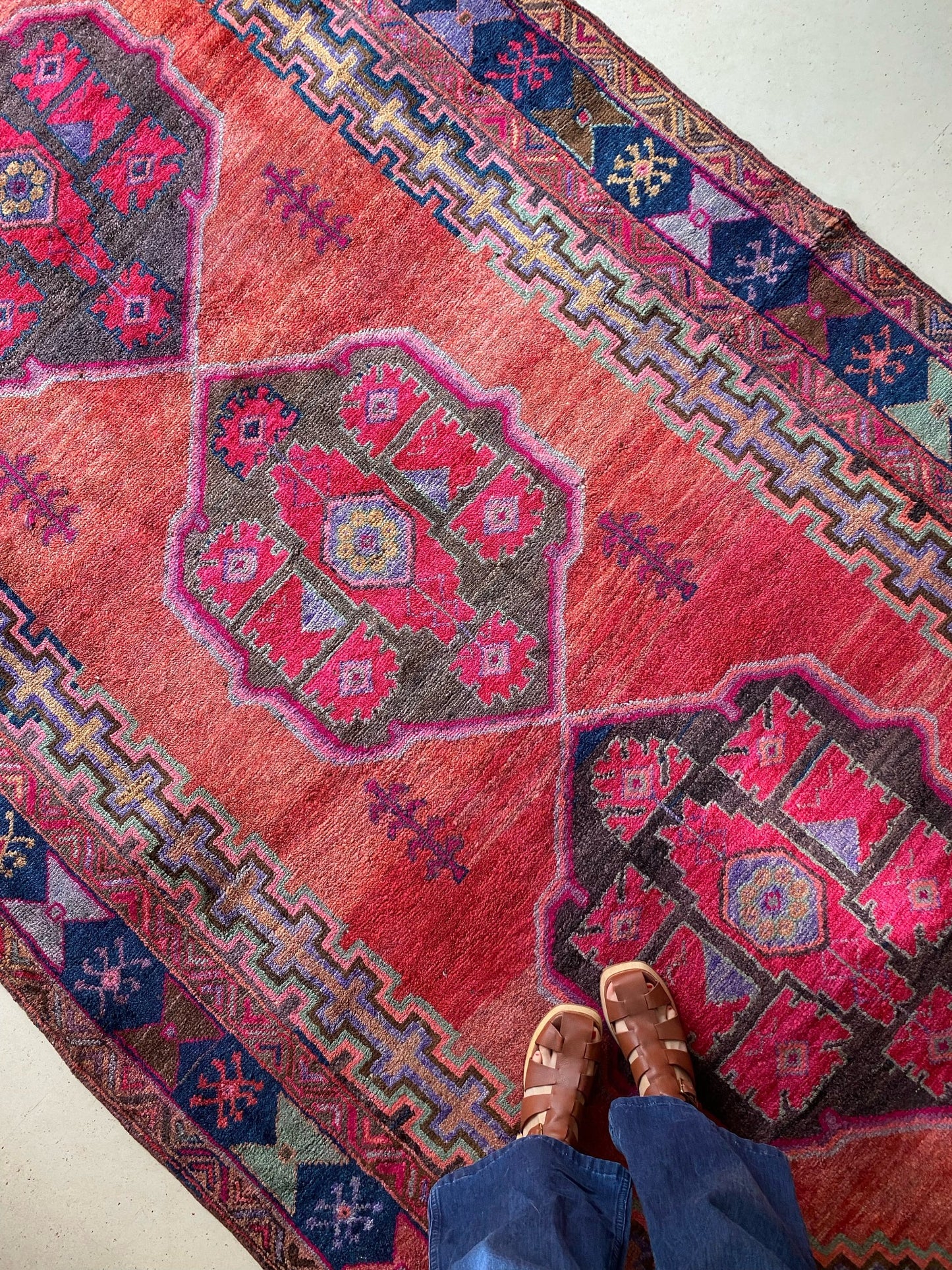See Details of Vintage Fava Persian Rug