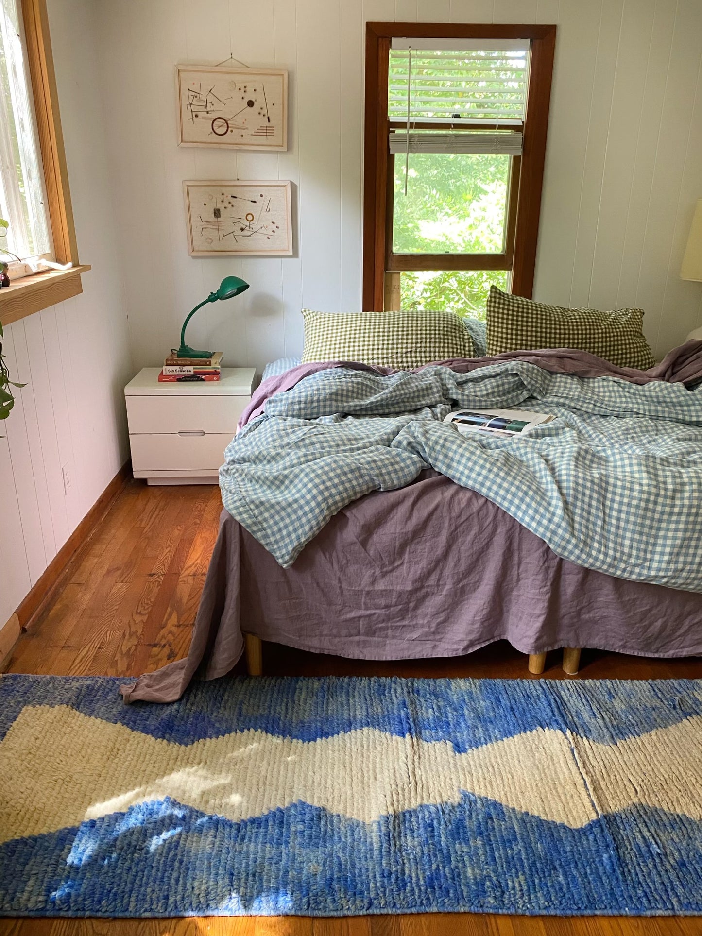 Calais Blue Moroccan Runner