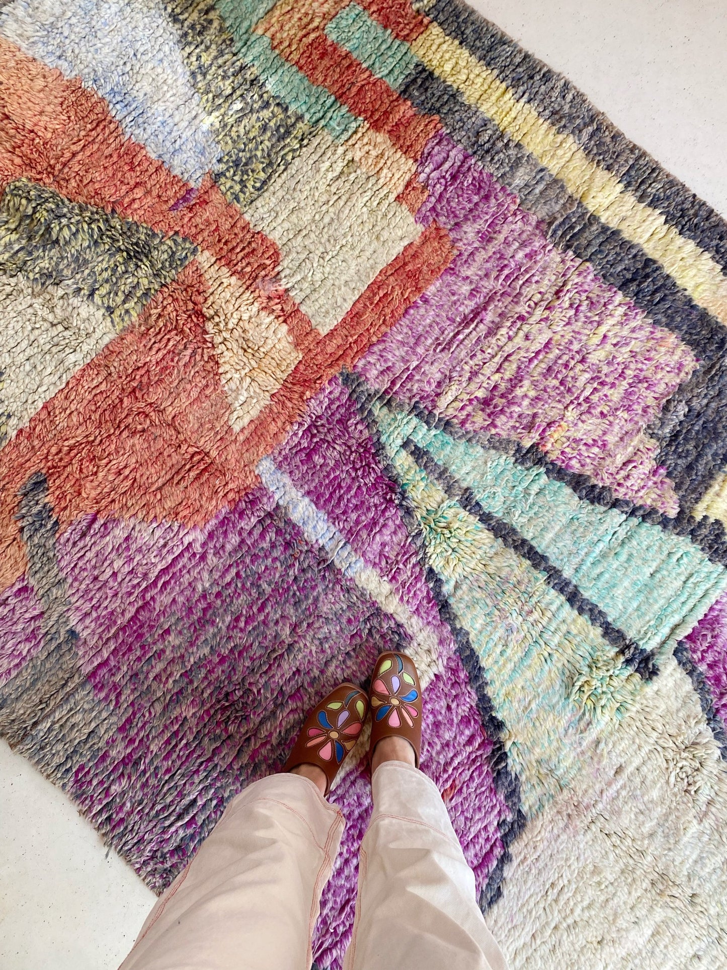 See Details on Handwoven Moroccan Area Rug